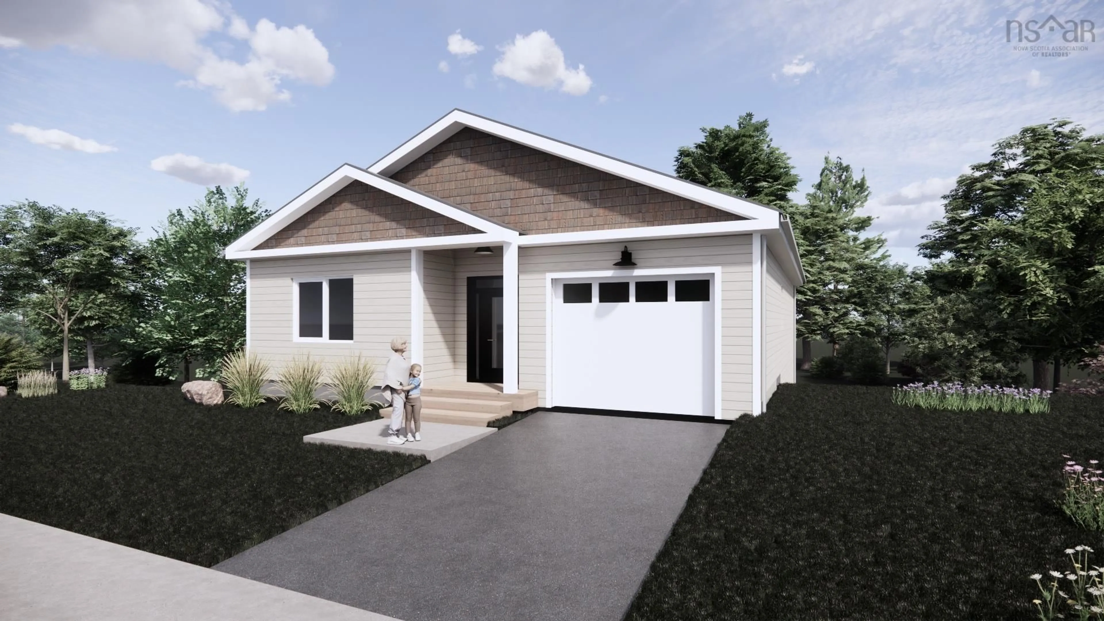 Home with vinyl exterior material, street for 16 Whidden Ave, Wolfville Nova Scotia B4P 0A8