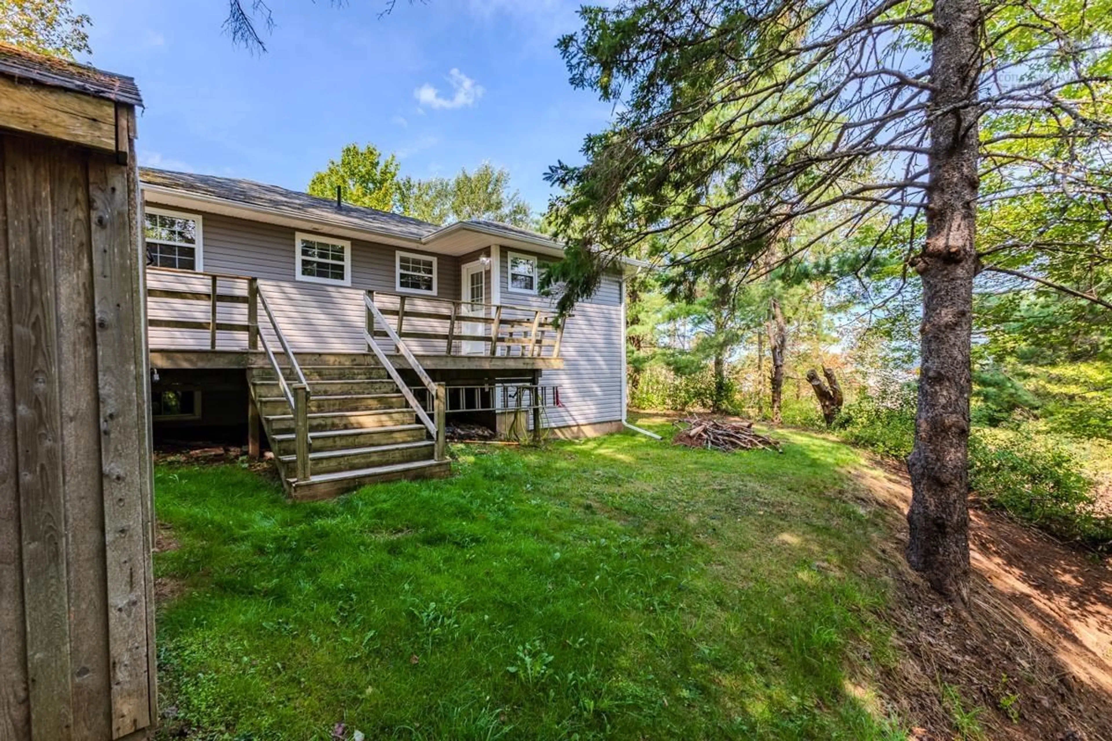 Patio, water/lake/river/ocean view for 116 Spruce Dr, Salmon River Nova Scotia B2N 5R5