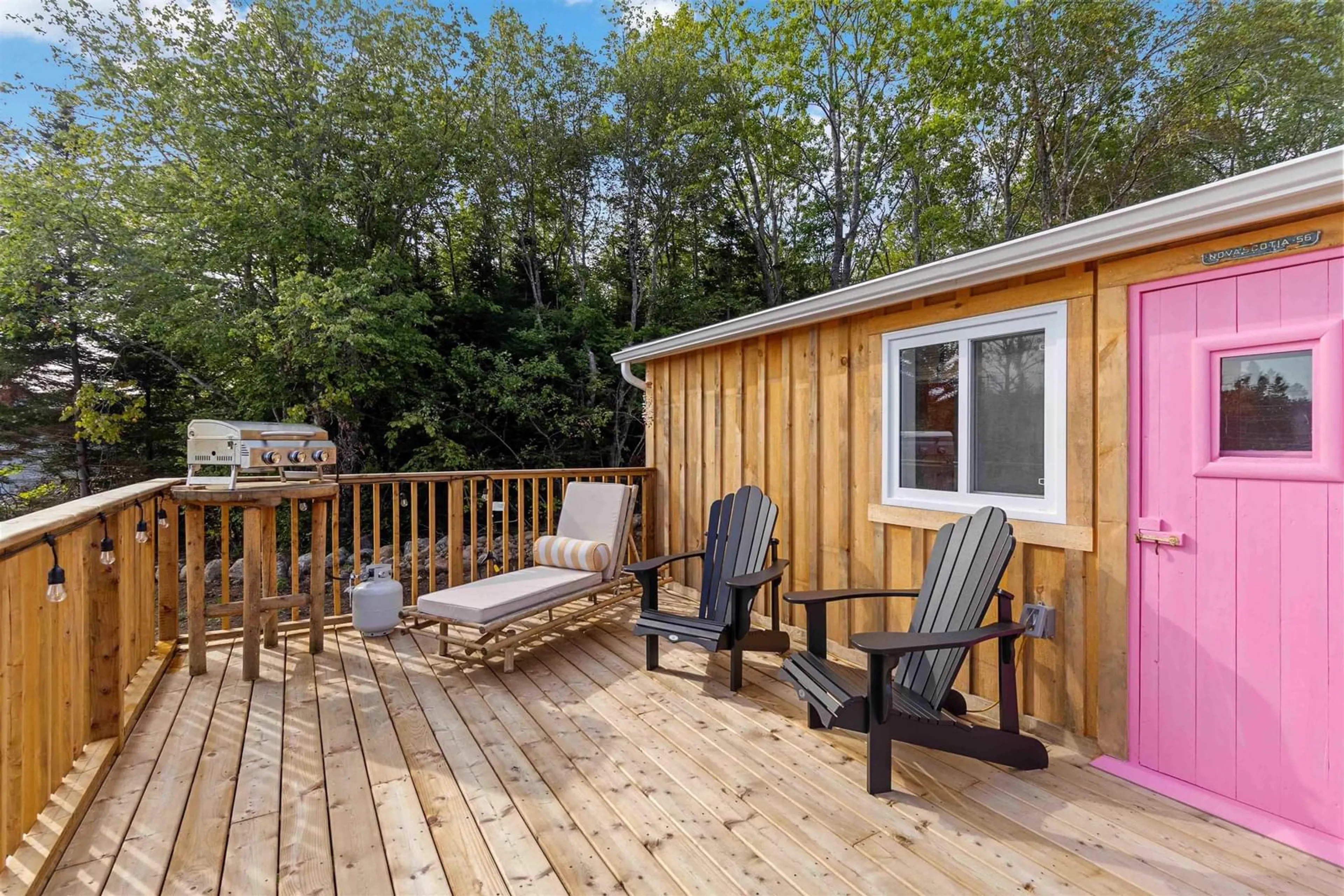 Patio, water/lake/river/ocean view for 196 Puddle Rd, Queensland Nova Scotia B0J 1T0