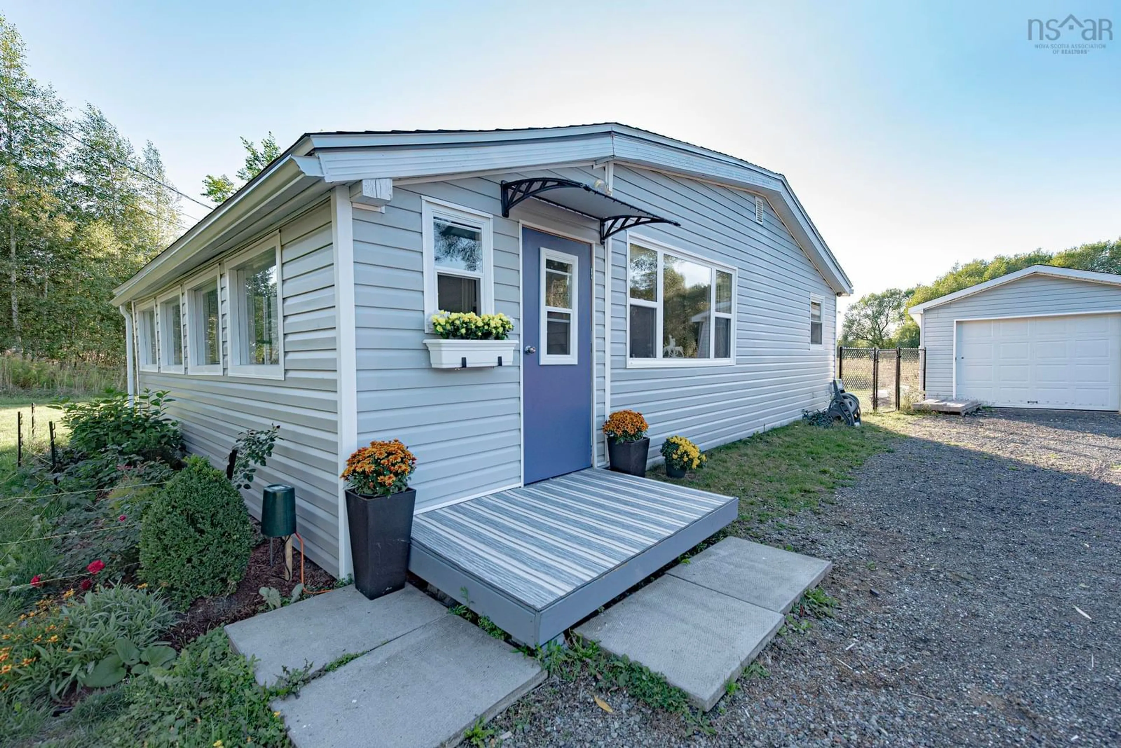 Home with vinyl exterior material, street for 209 Ghana Ave, New Glasgow Nova Scotia B2H 4X2