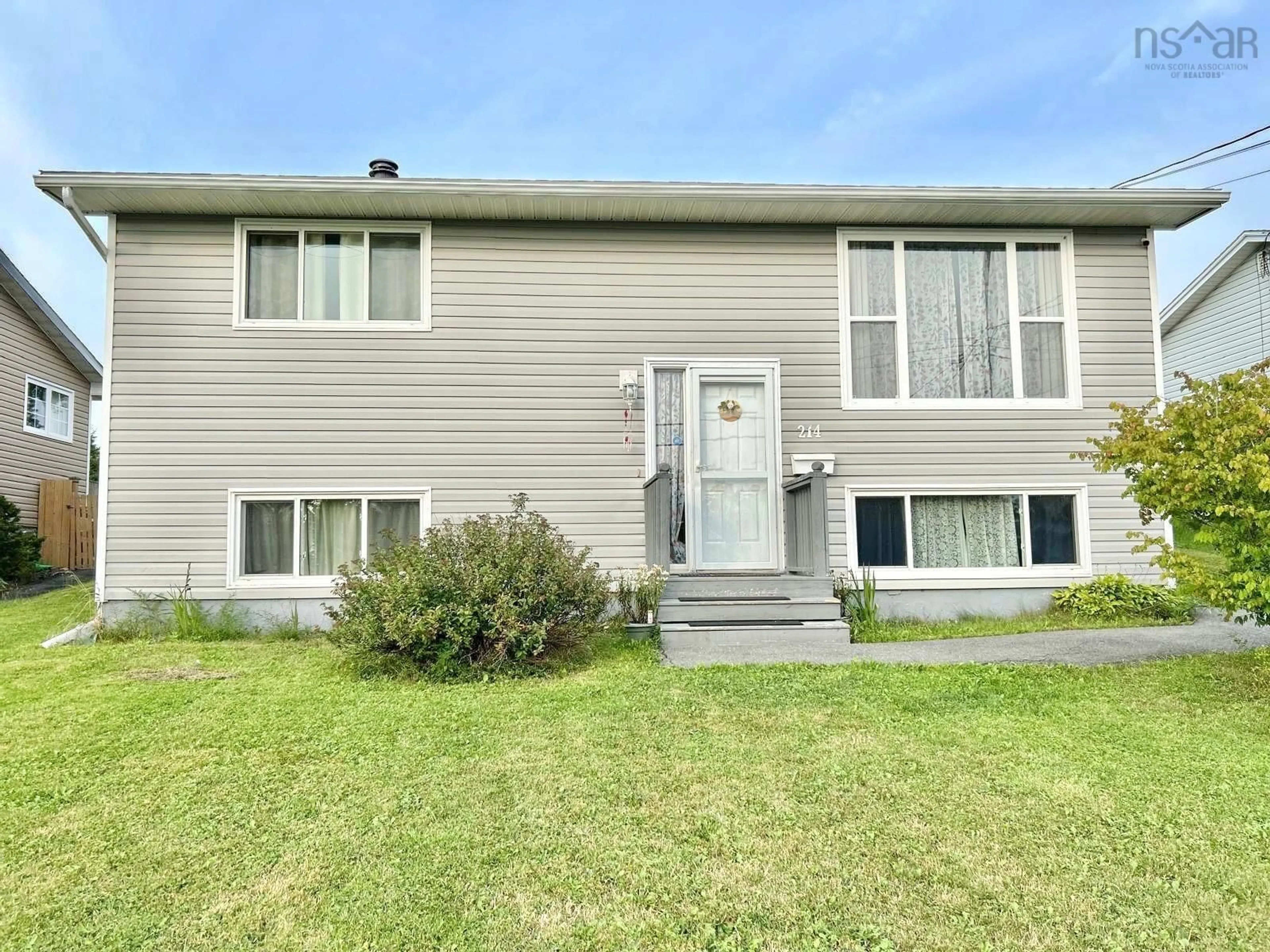 Home with vinyl exterior material, street for 214 Arklow Dr, Dartmouth Nova Scotia B2W 4R6