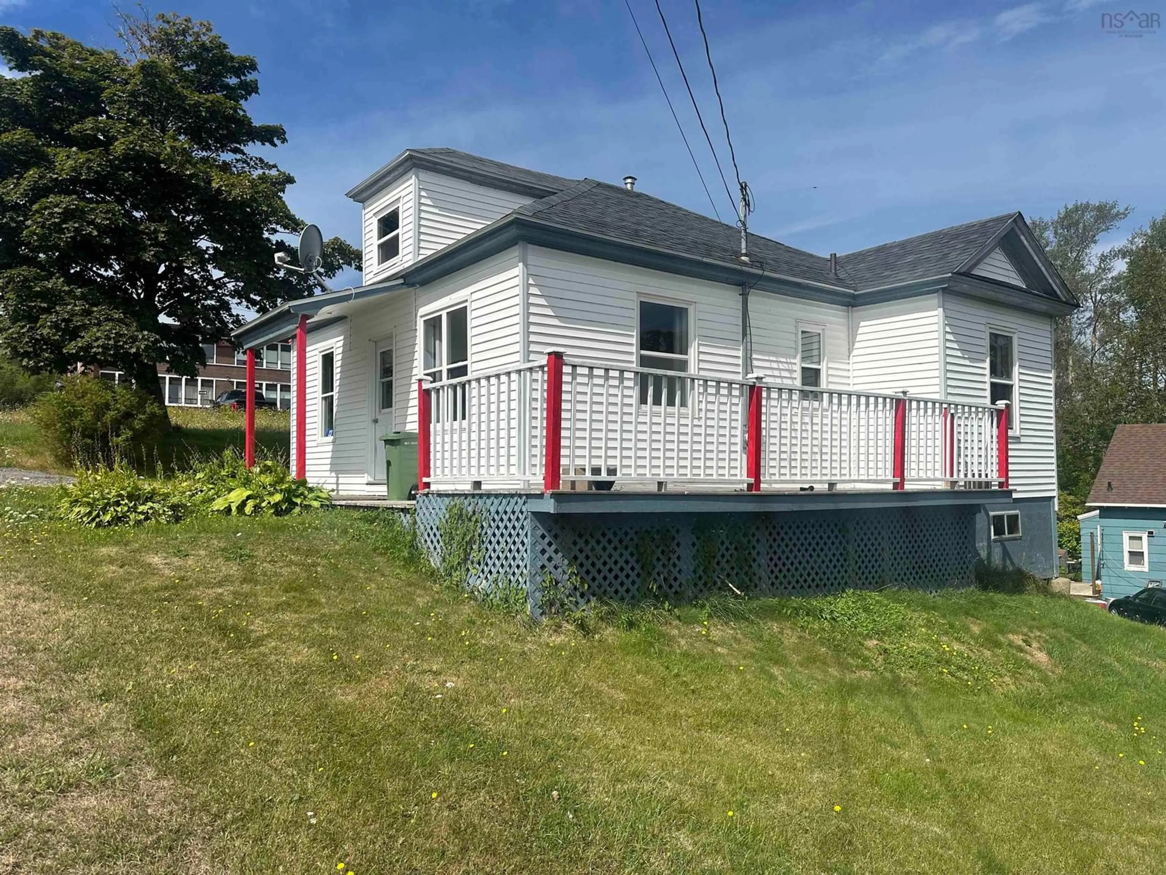 A pic from outside/outdoor area/front of a property/back of a property/a pic from drone, building for 23 Cesale St, Mulgrave Nova Scotia B0E 2G0