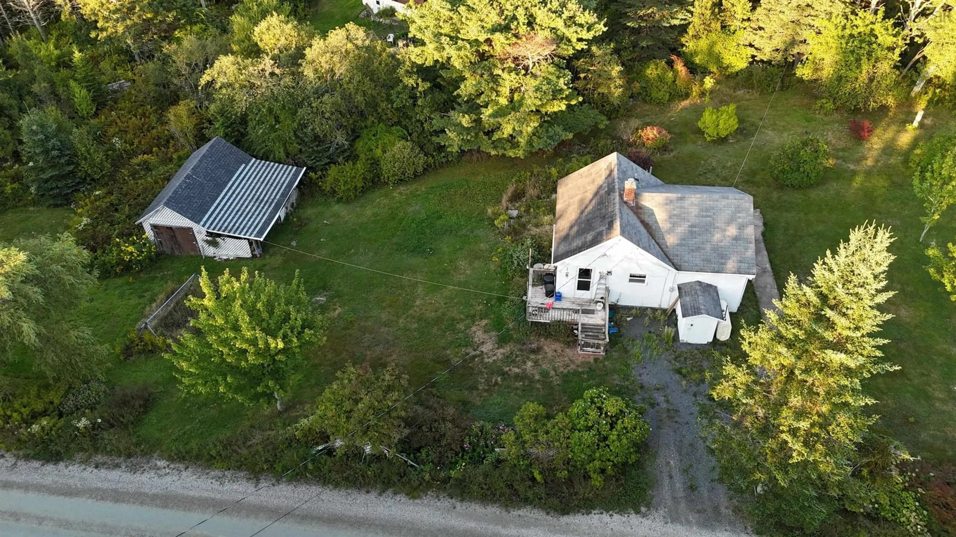 A pic from outside/outdoor area/front of a property/back of a property/a pic from drone, street for 47 Ollies Loop Loop, Hackett's Cove Nova Scotia B3Z 3L9