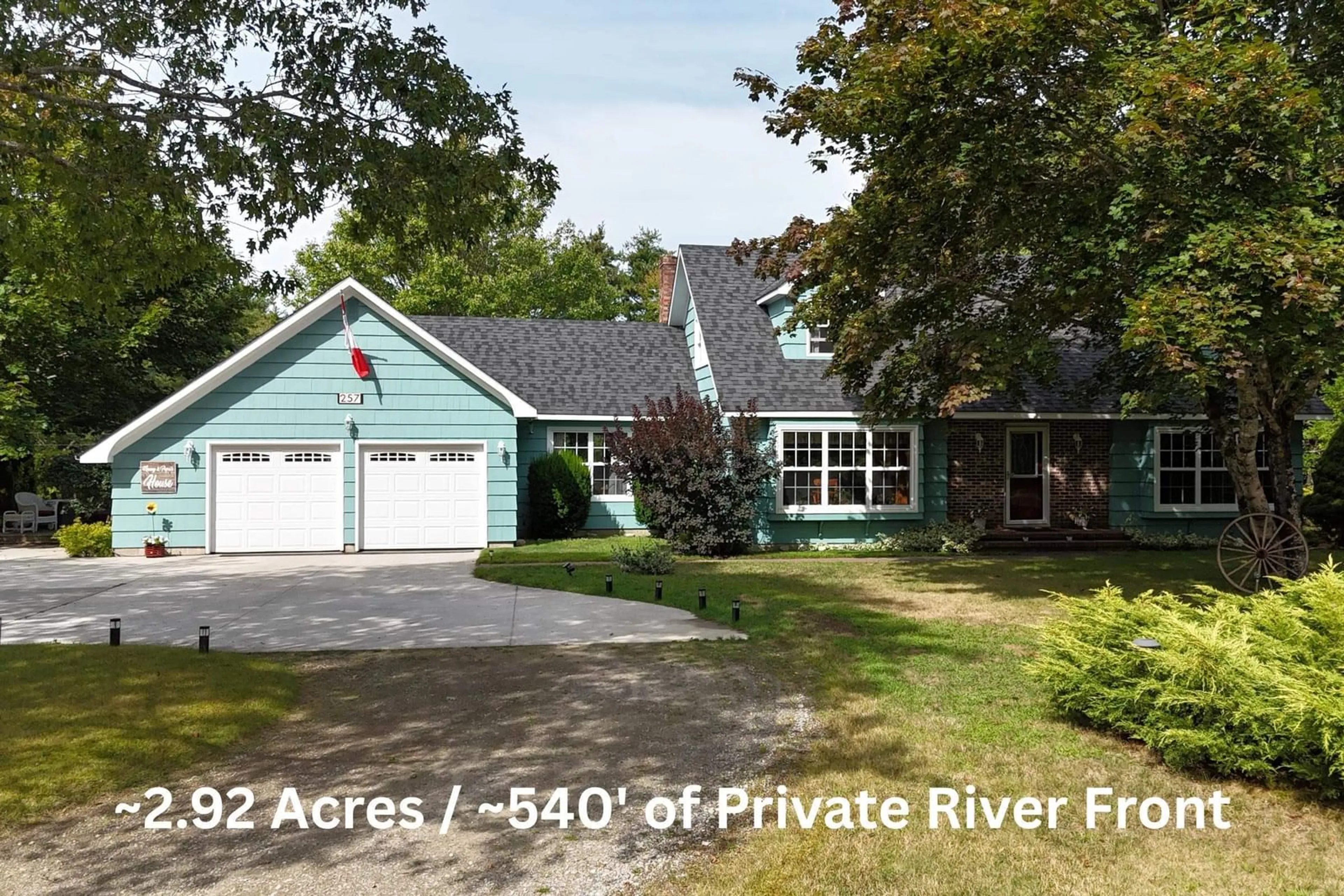 Home with vinyl exterior material, water/lake/river/ocean view for 257 Lake John Rd, Jordan Falls Nova Scotia B0T 1J0