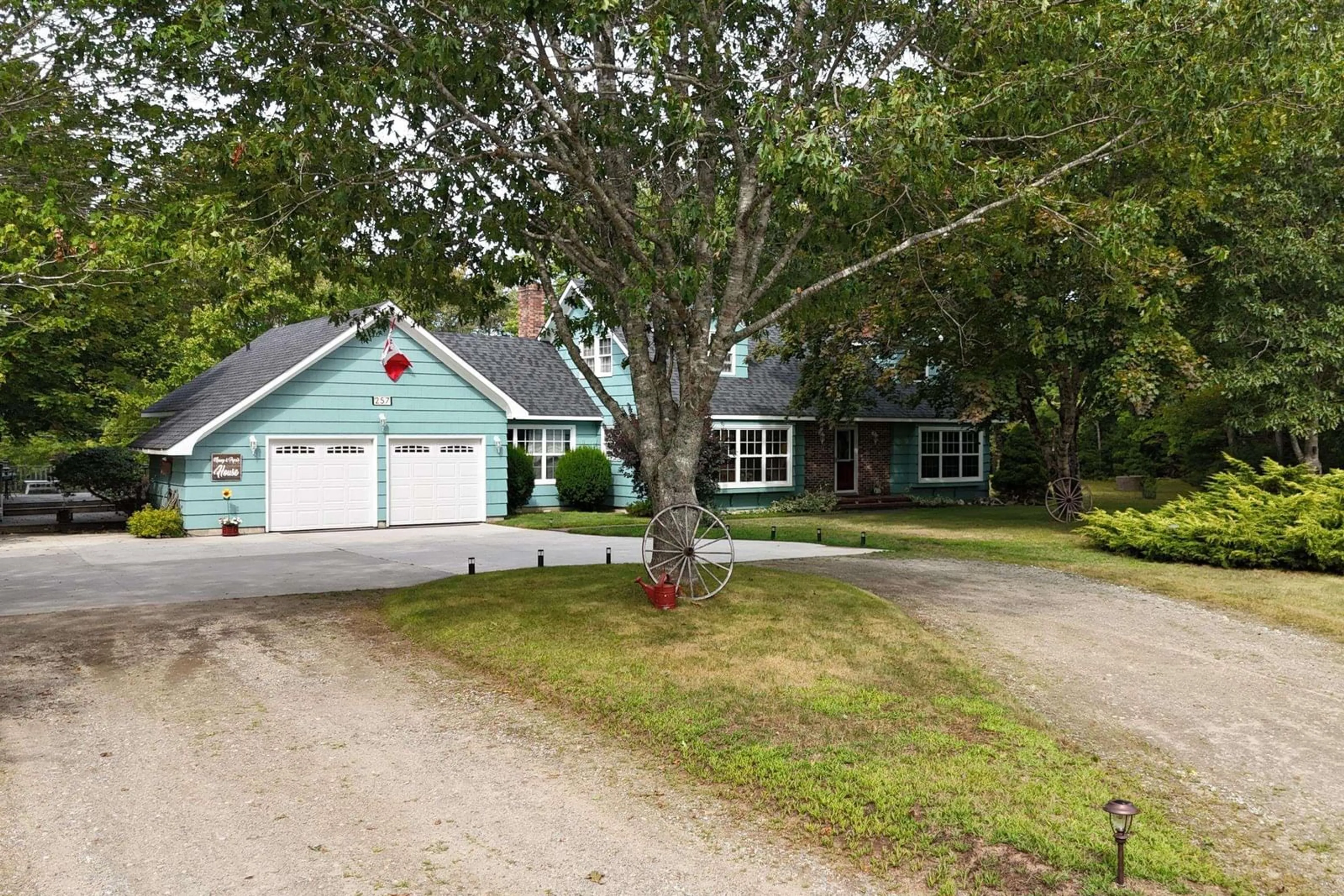 A pic from outside/outdoor area/front of a property/back of a property/a pic from drone, street for 257 Lake John Rd, Jordan Falls Nova Scotia B0T 1J0