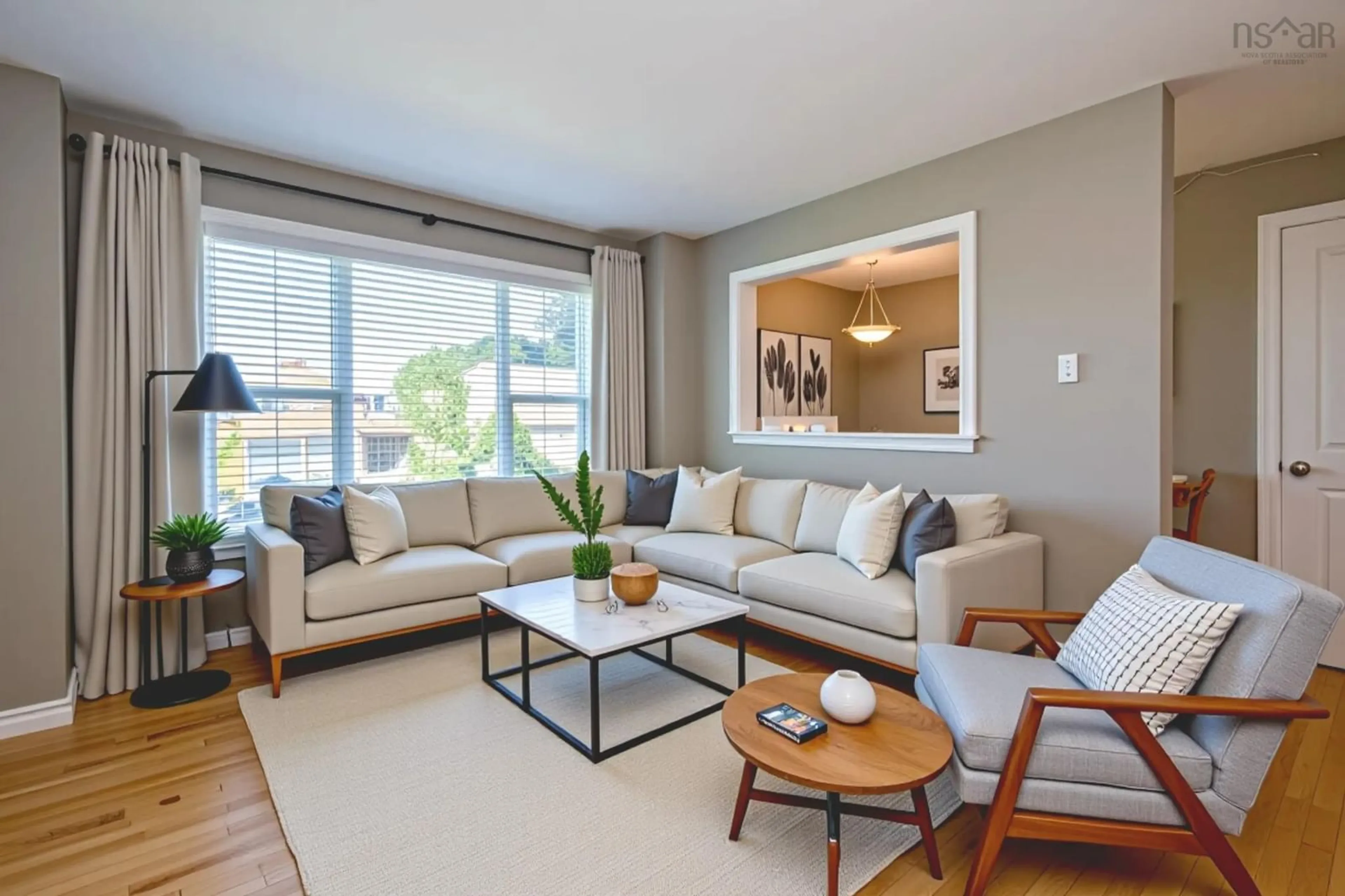 Living room with furniture, unknown for 7 Collingwood Crt, Dartmouth Nova Scotia B2W 0G4