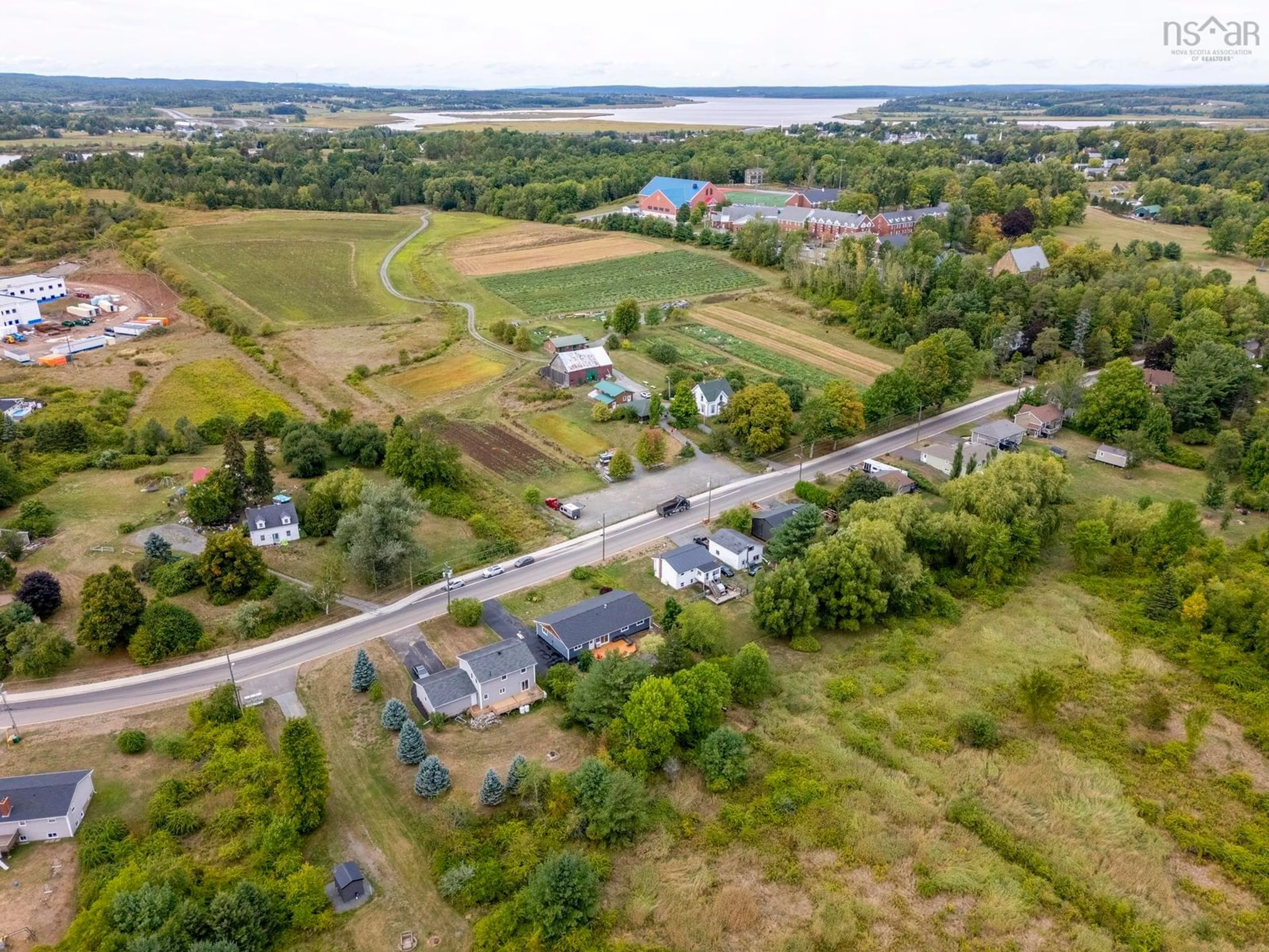A pic from outside/outdoor area/front of a property/back of a property/a pic from drone, unknown for 525 College Rd, Windsor Nova Scotia B0N 2T0