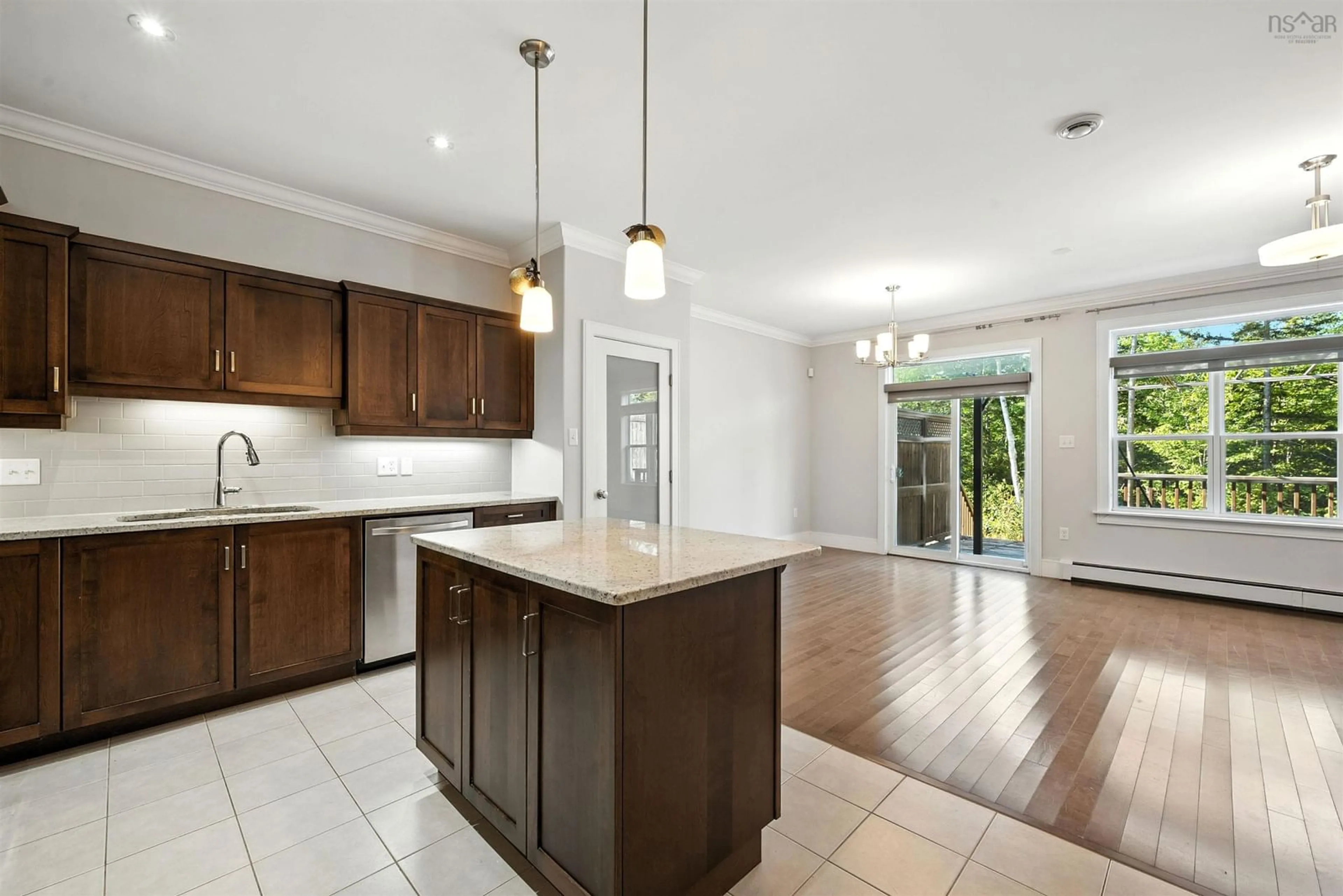 Open concept kitchen, ceramic/tile floor for 94 Larkview Terr, Bedford West Nova Scotia B4B 0H3