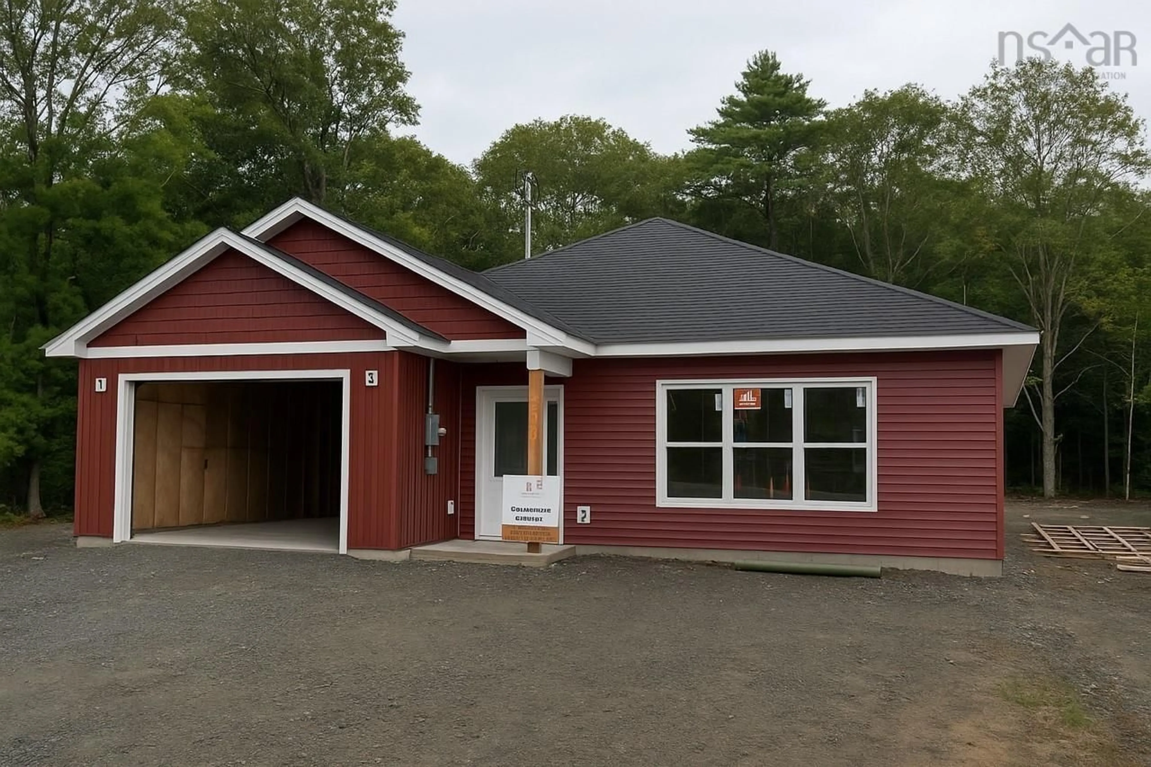 Home with vinyl exterior material, building for 546 Glen Allan Dr, Bridgewater Nova Scotia B4V 0B2