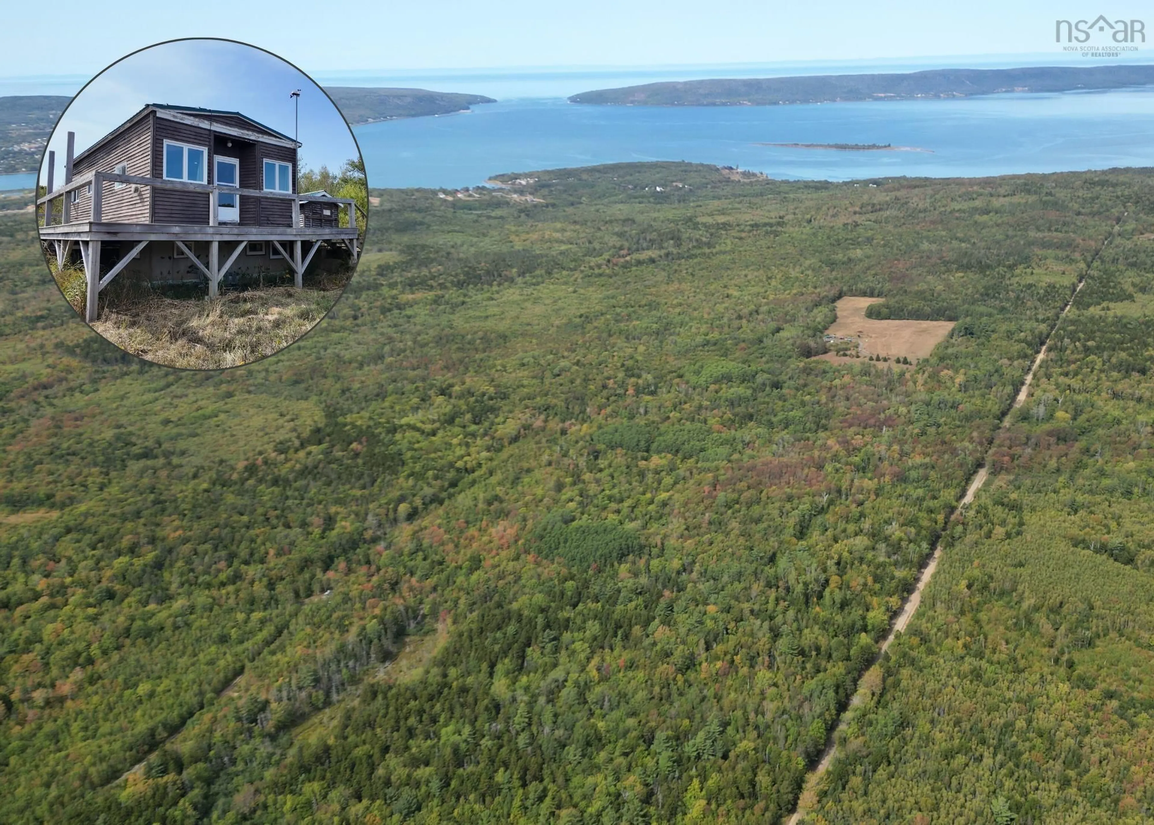 A pic from outside/outdoor area/front of a property/back of a property/a pic from drone, water/lake/river/ocean view for 588 Sunset Dr, Lansdowne Nova Scotia B0S 1S0
