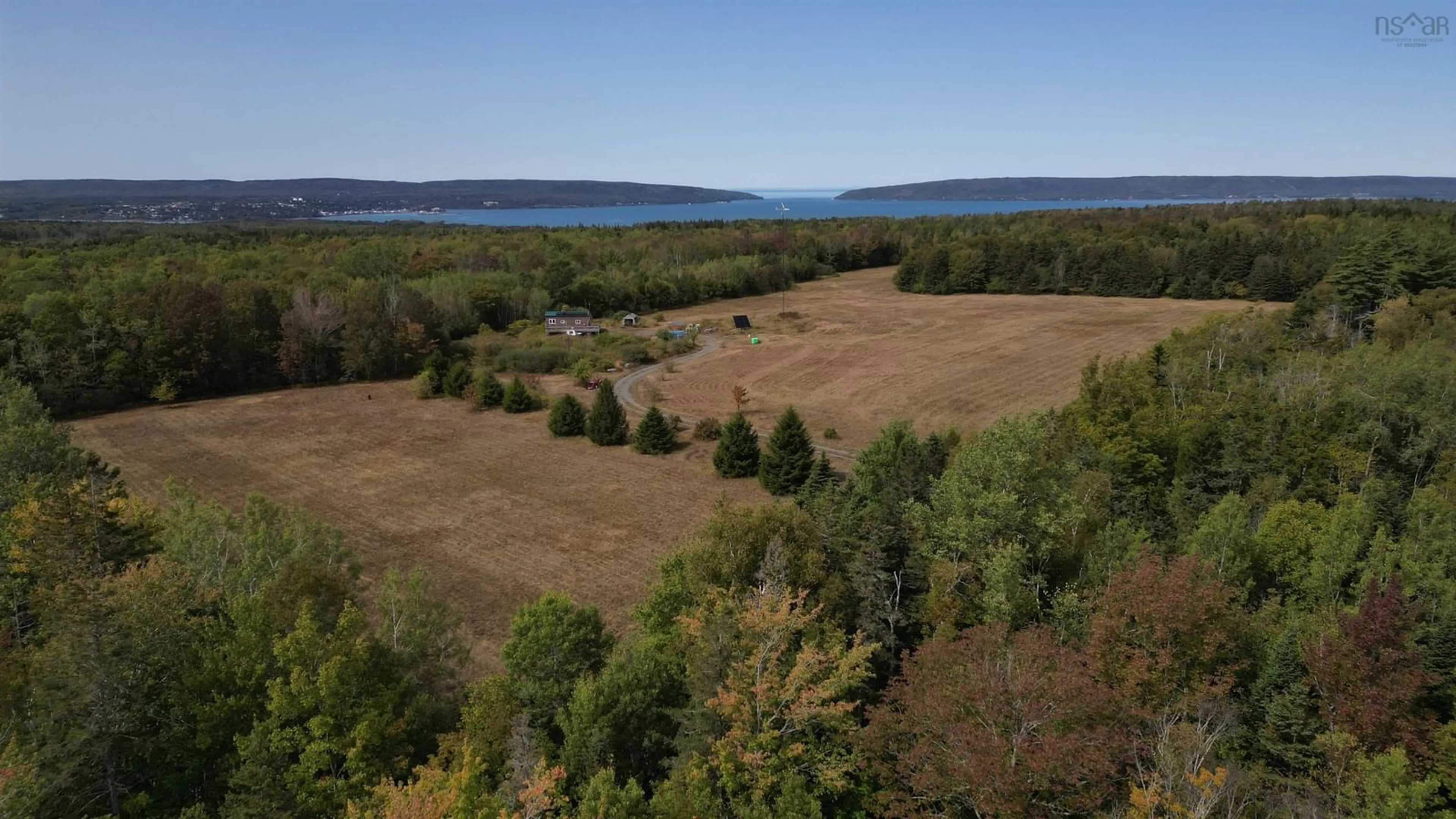 A pic from outside/outdoor area/front of a property/back of a property/a pic from drone, water/lake/river/ocean view for 588 Sunset Dr, Lansdowne Nova Scotia B0S 1S0