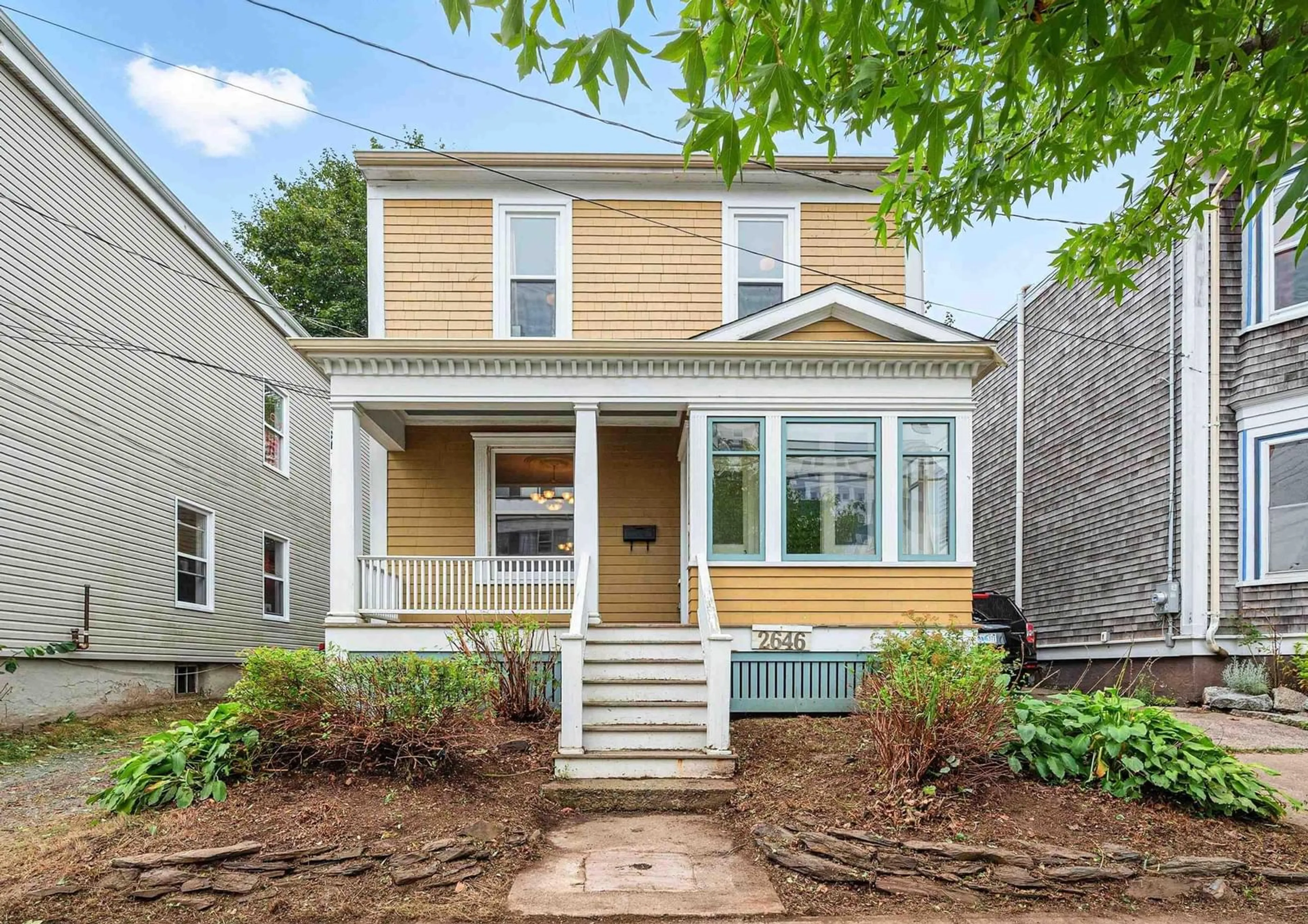 Home with vinyl exterior material, street for 2646 Northwood Terr, Halifax Nova Scotia B3K 3S7