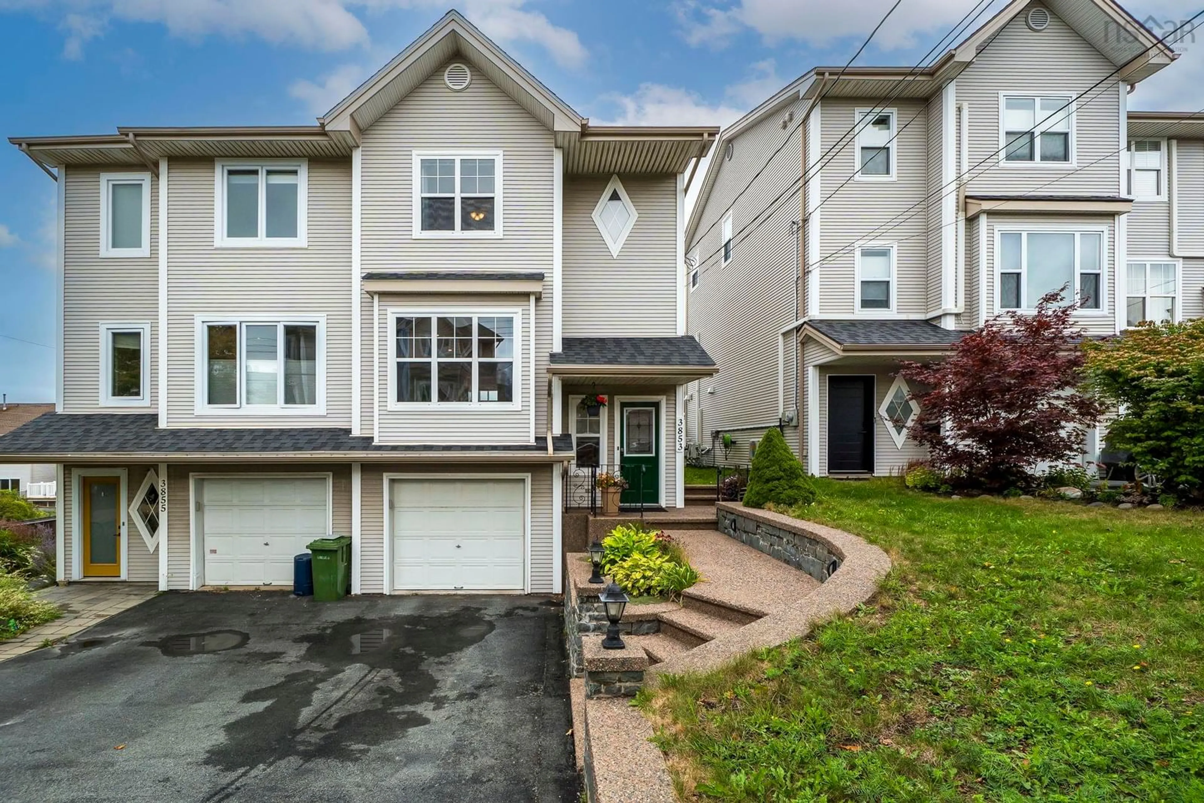 Home with vinyl exterior material, street for 3853 Rockhead Crt, Halifax Nova Scotia B3K 6B5