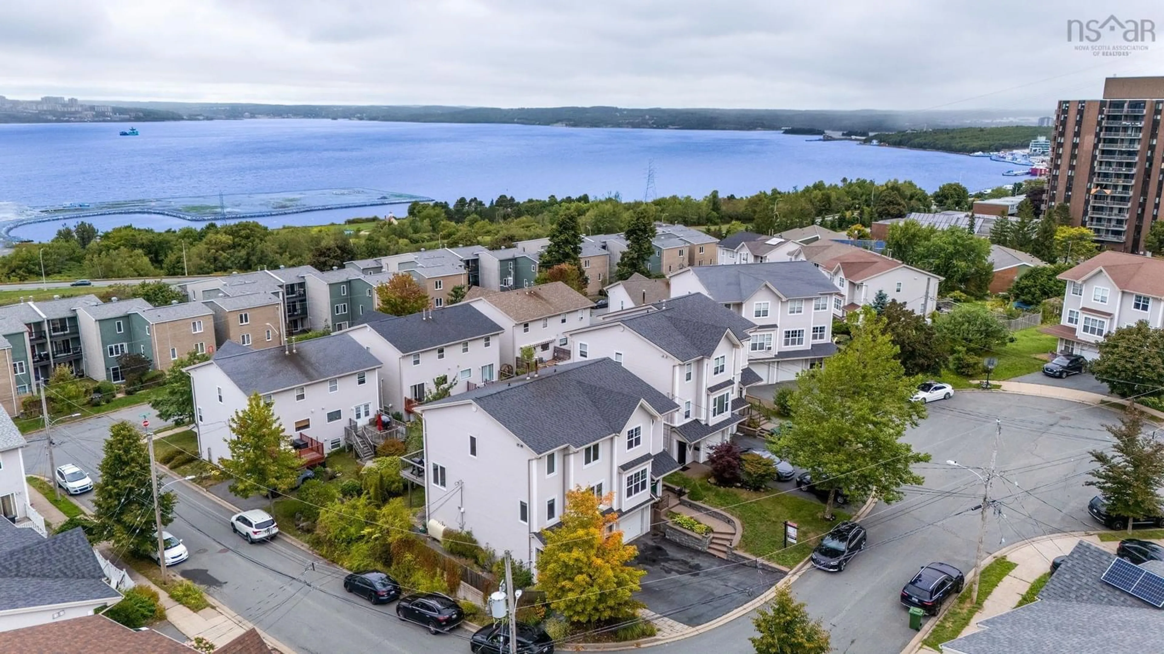 A pic from outside/outdoor area/front of a property/back of a property/a pic from drone, water/lake/river/ocean view for 3853 Rockhead Crt, Halifax Nova Scotia B3K 6B5