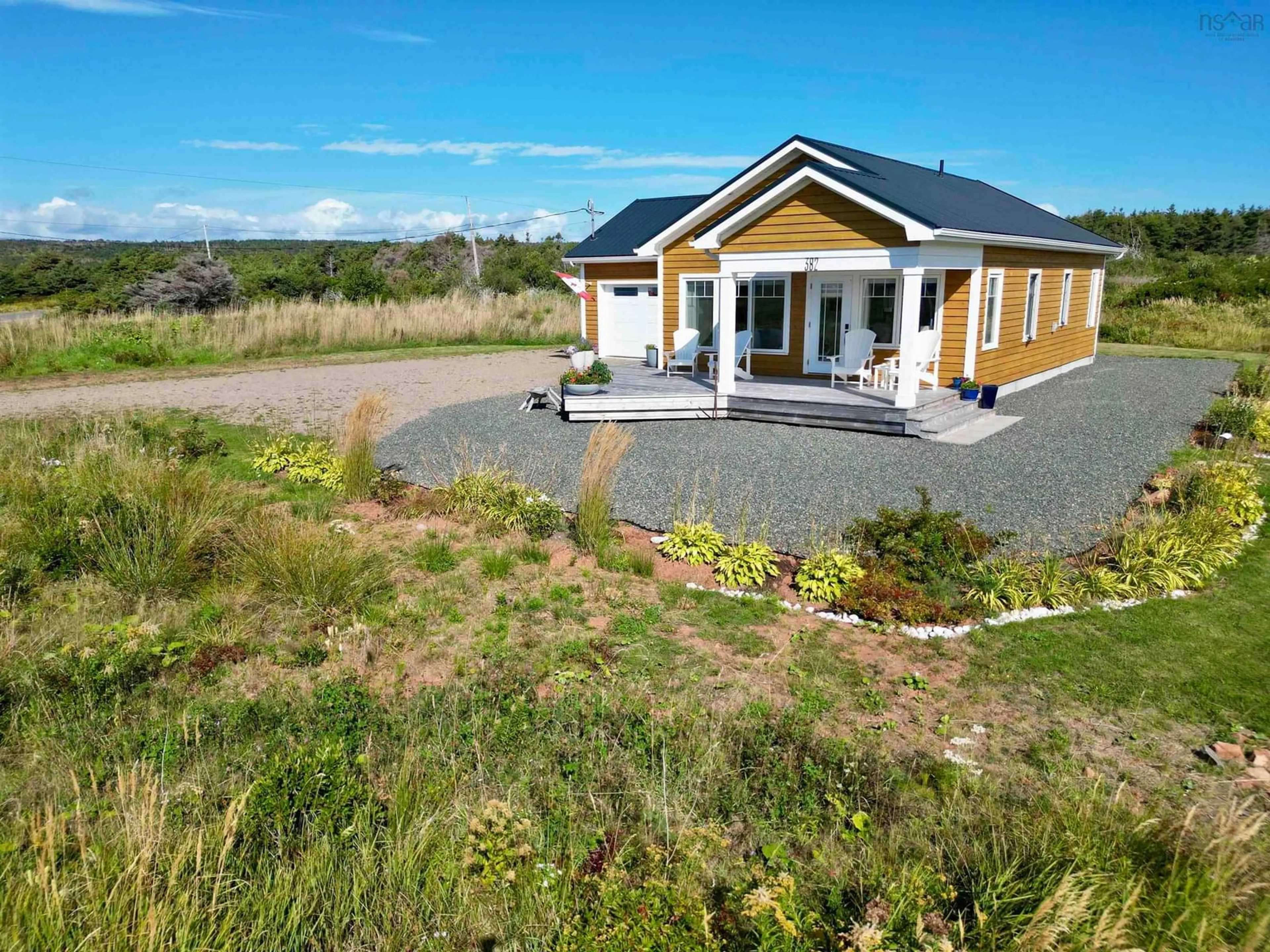 A pic from outside/outdoor area/front of a property/back of a property/a pic from drone, unknown for 382 Cheticamp Island Rd, Chéticamp Island Nova Scotia B0E 1H0