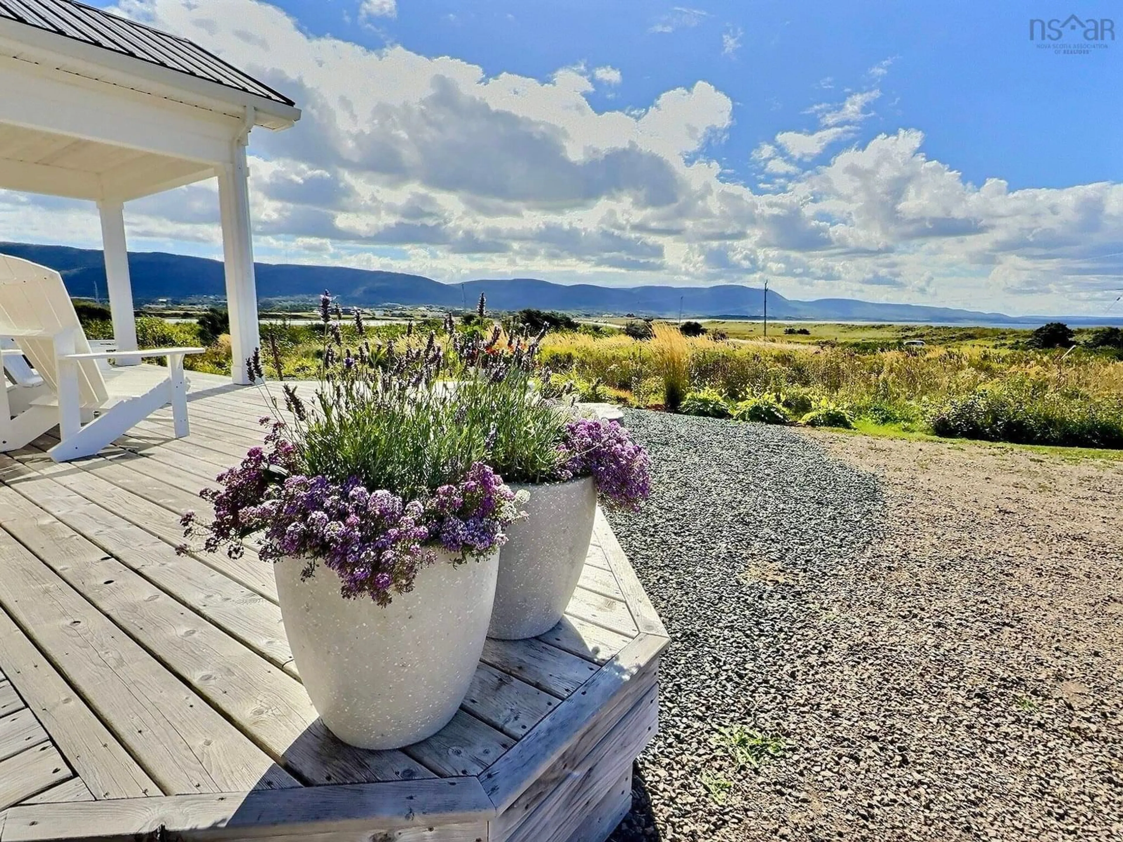 Patio, mountain view for 382 Cheticamp Island Rd, Chéticamp Island Nova Scotia B0E 1H0