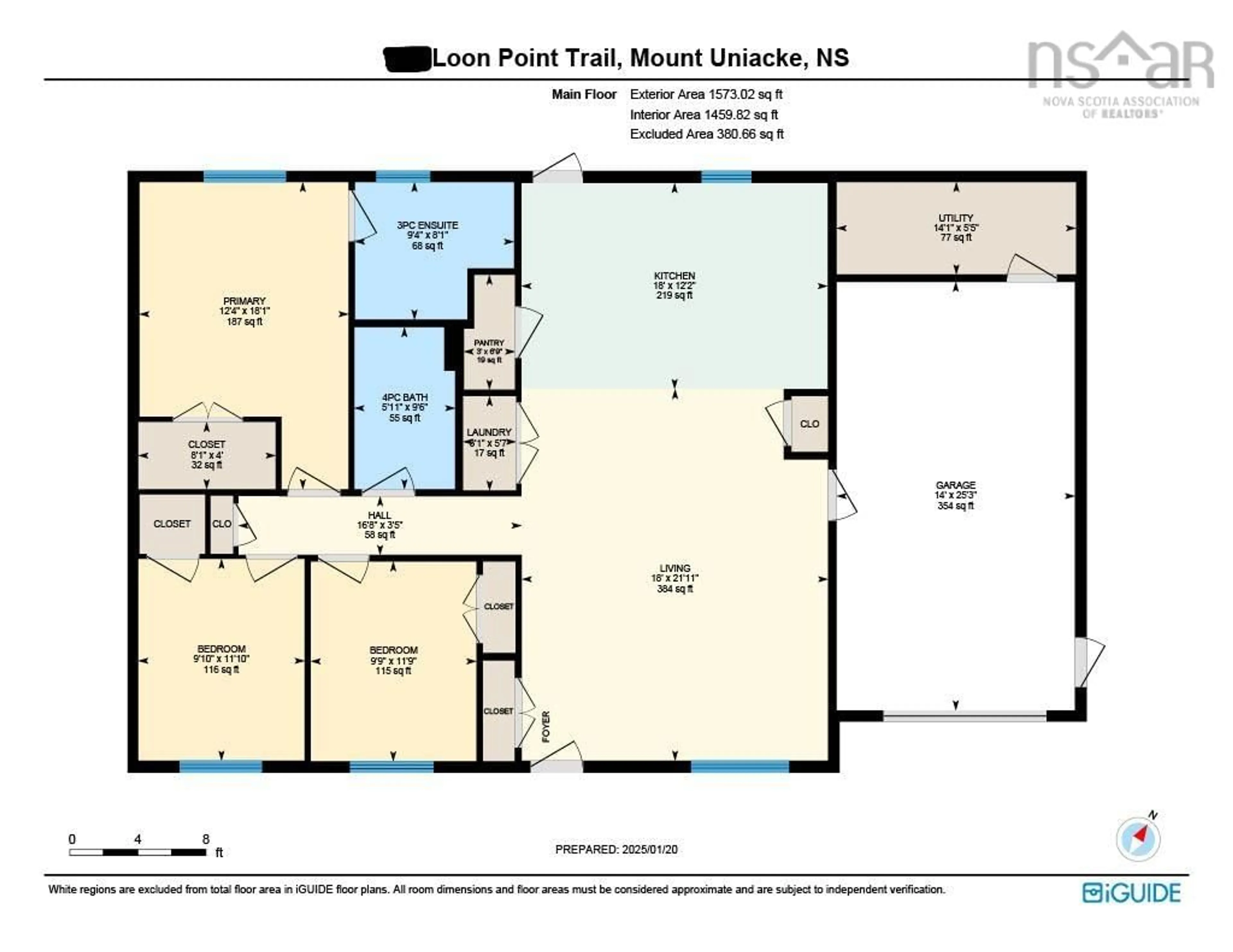 Floor plan for 188 Loon Point Trail, East Uniacke Nova Scotia B0N 1Z0
