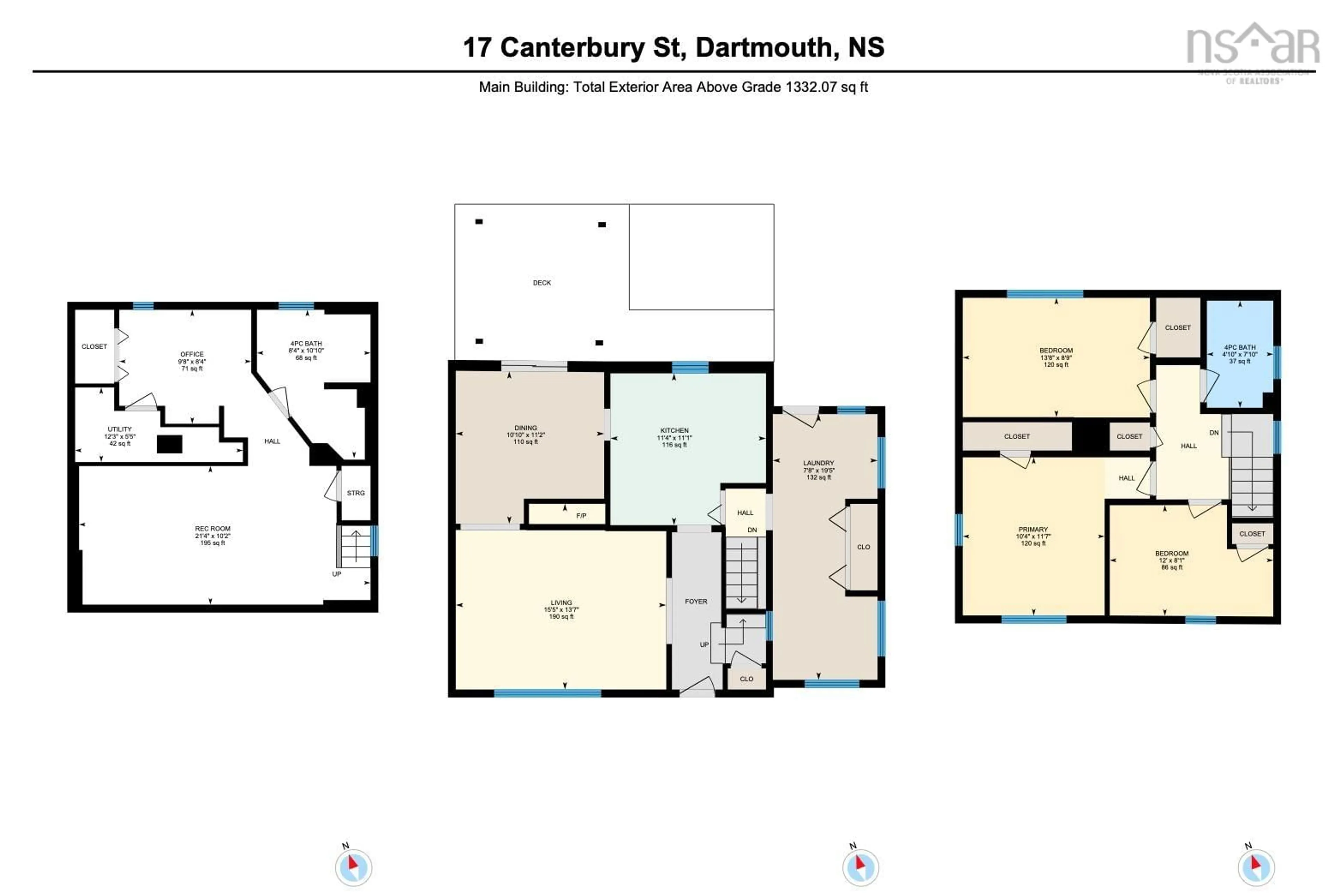 Floor plan for 17 Canterbury St, Dartmouth Nova Scotia B2Y 1S8