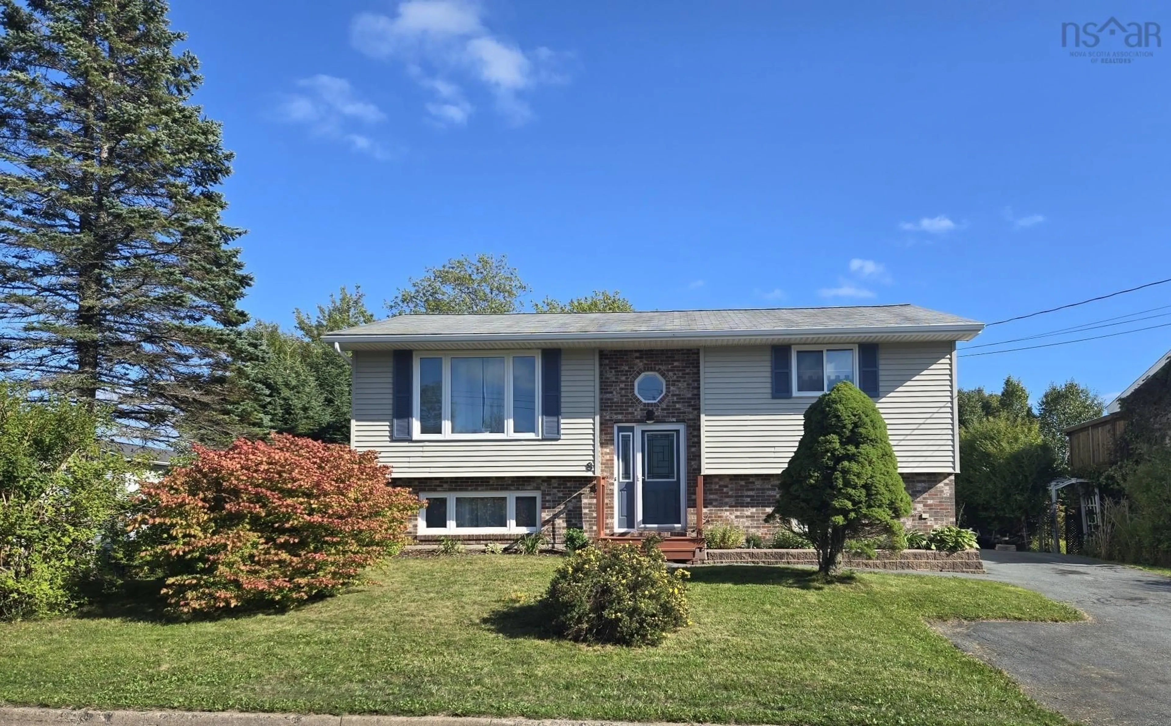 Home with vinyl exterior material, street for 8 Sherwood St, Cole Harbour Nova Scotia B2V 2P4