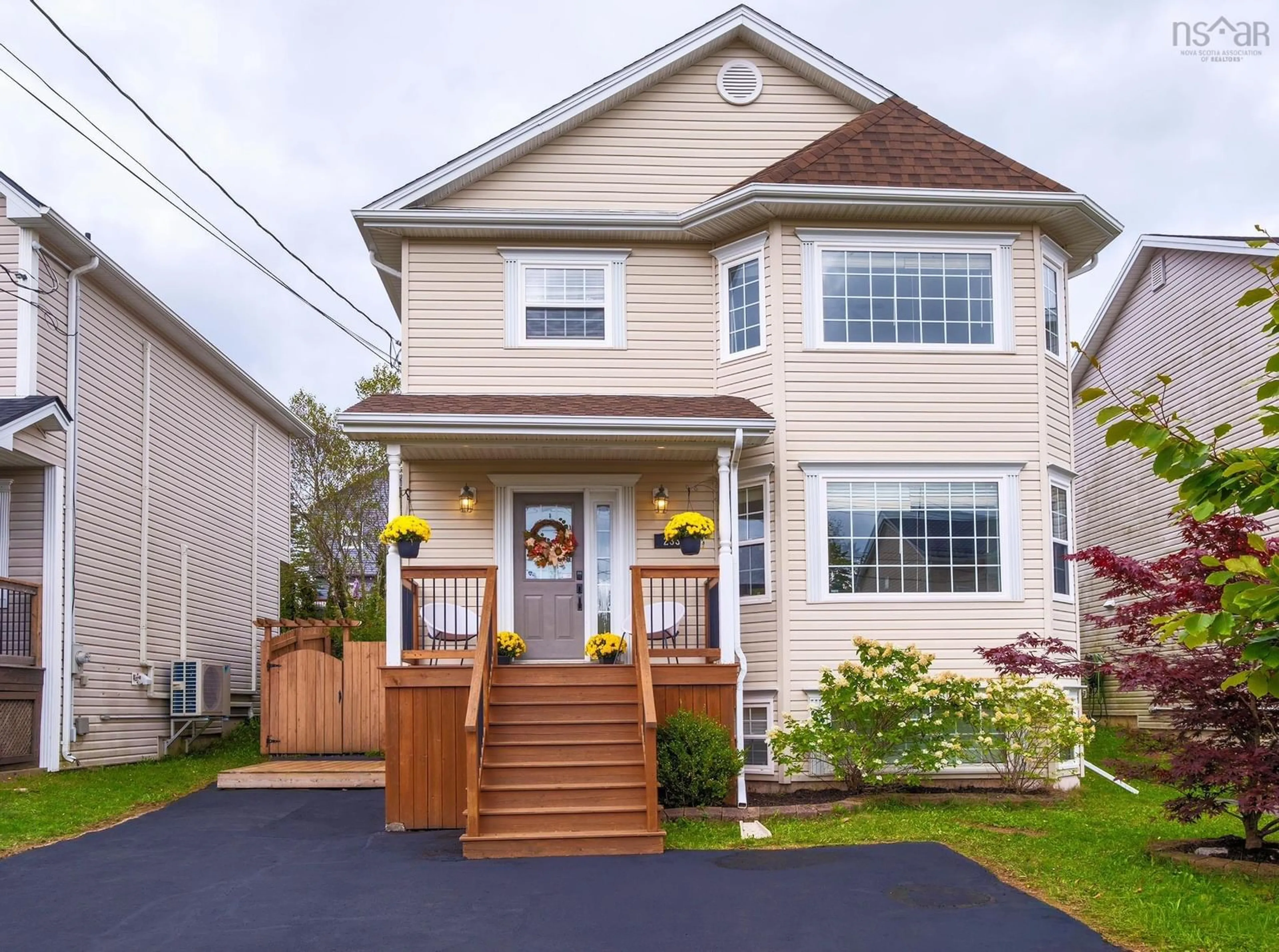 Home with vinyl exterior material, street for 233 States Lane, Beechville Nova Scotia B3T 2J3