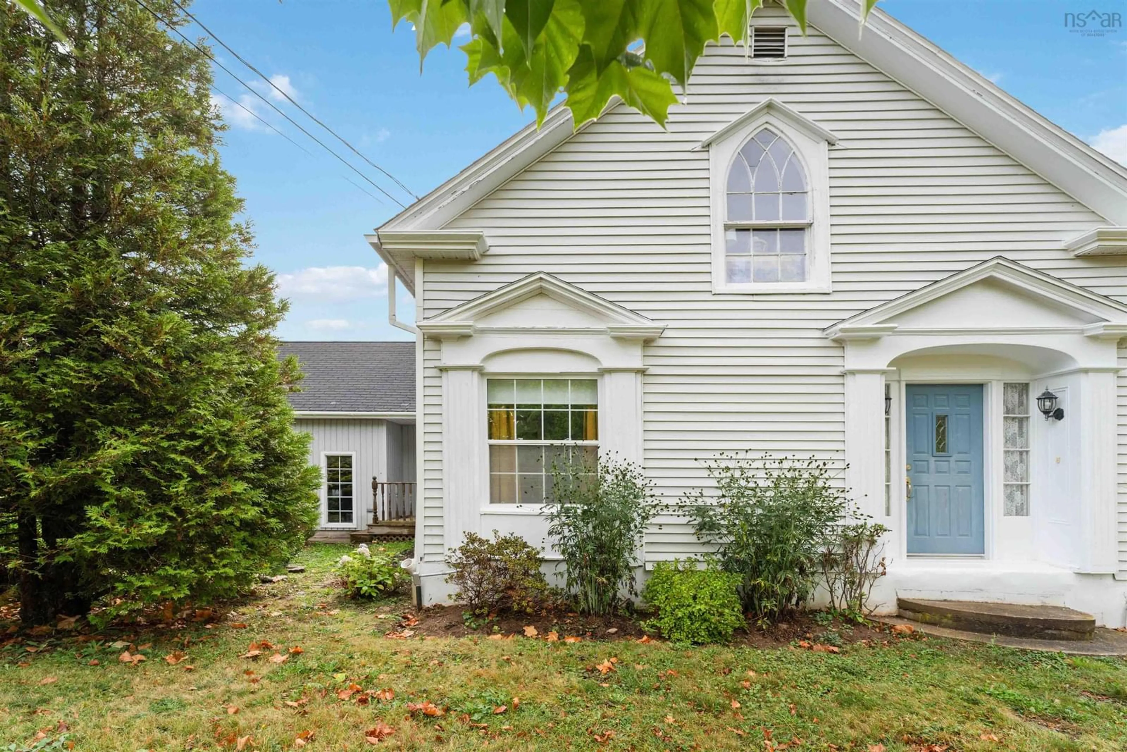 Home with vinyl exterior material, street for 1381 1 Hwy, Falmouth Nova Scotia B0P 1P0