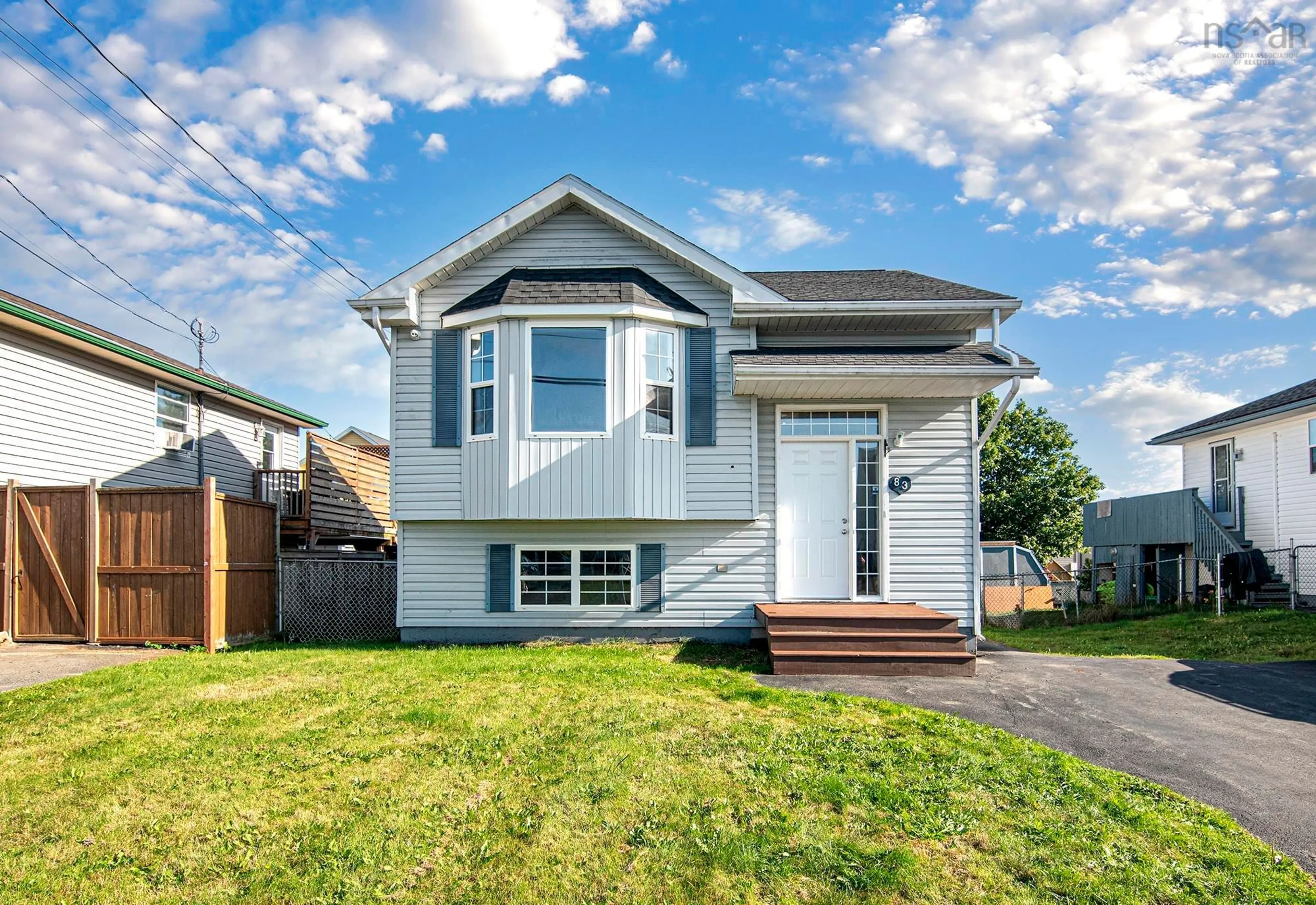 Home with vinyl exterior material, street for 83 Melrose Cres, Eastern Passage Nova Scotia B3G 1N9