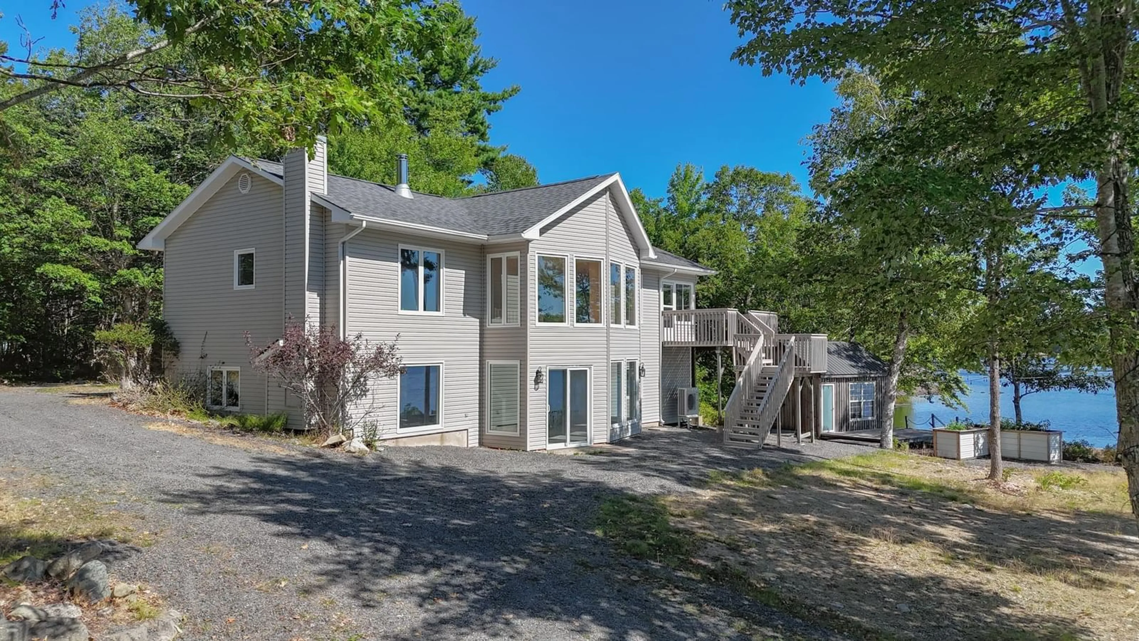 A pic from outside/outdoor area/front of a property/back of a property/a pic from drone, unknown for 49 Loop Lane, Labelle Nova Scotia B0T 1E0