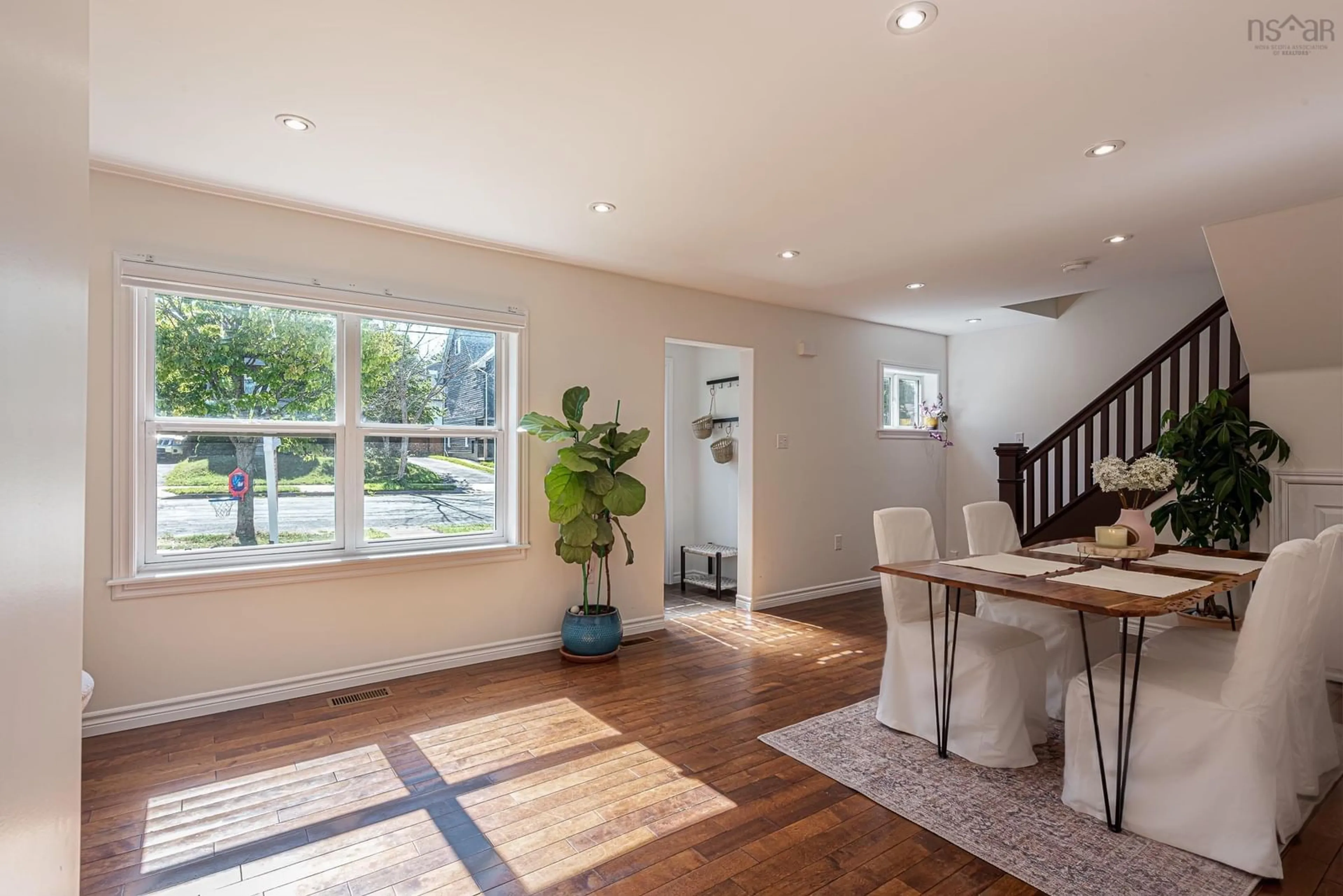Dining room, wood/laminate floor for 3631 Acadia St, Halifax Nova Scotia B3K 3P7
