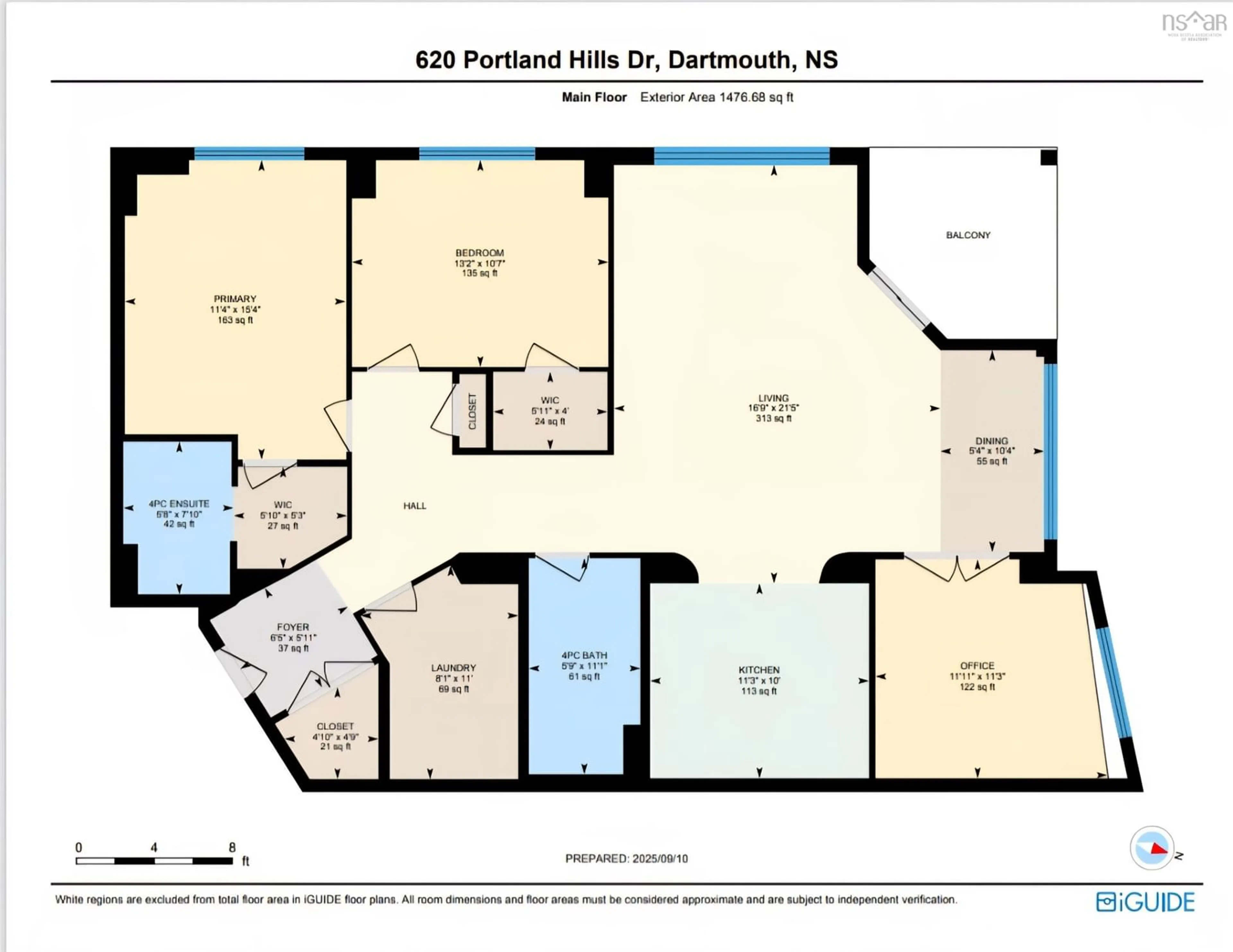Floor plan for 620 Portland Hills Dr #210, Dartmouth Nova Scotia B2W 6N4