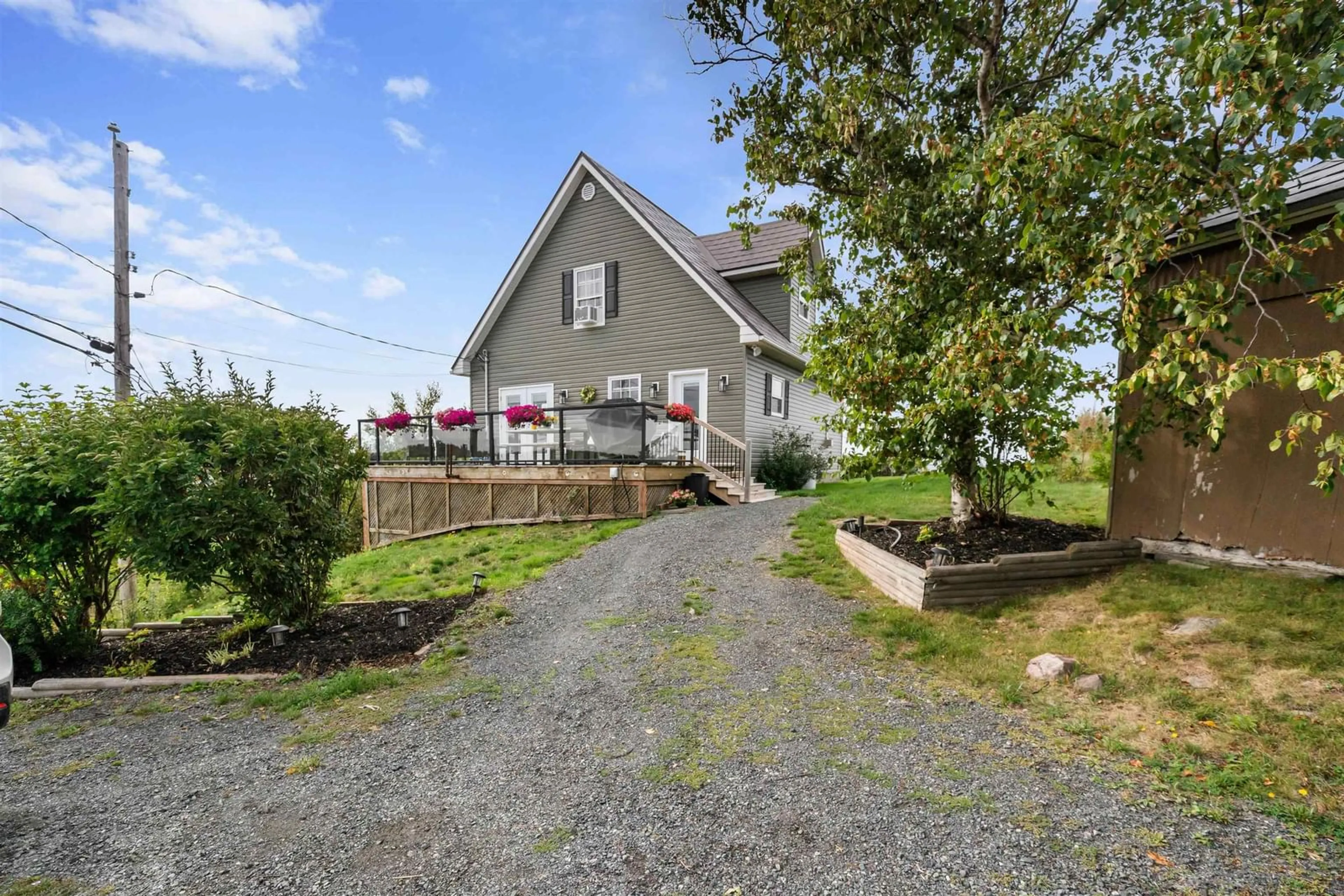 A pic from outside/outdoor area/front of a property/back of a property/a pic from drone, street for 19 Tutty Dr, Chance Harbour Nova Scotia B0K 1X0