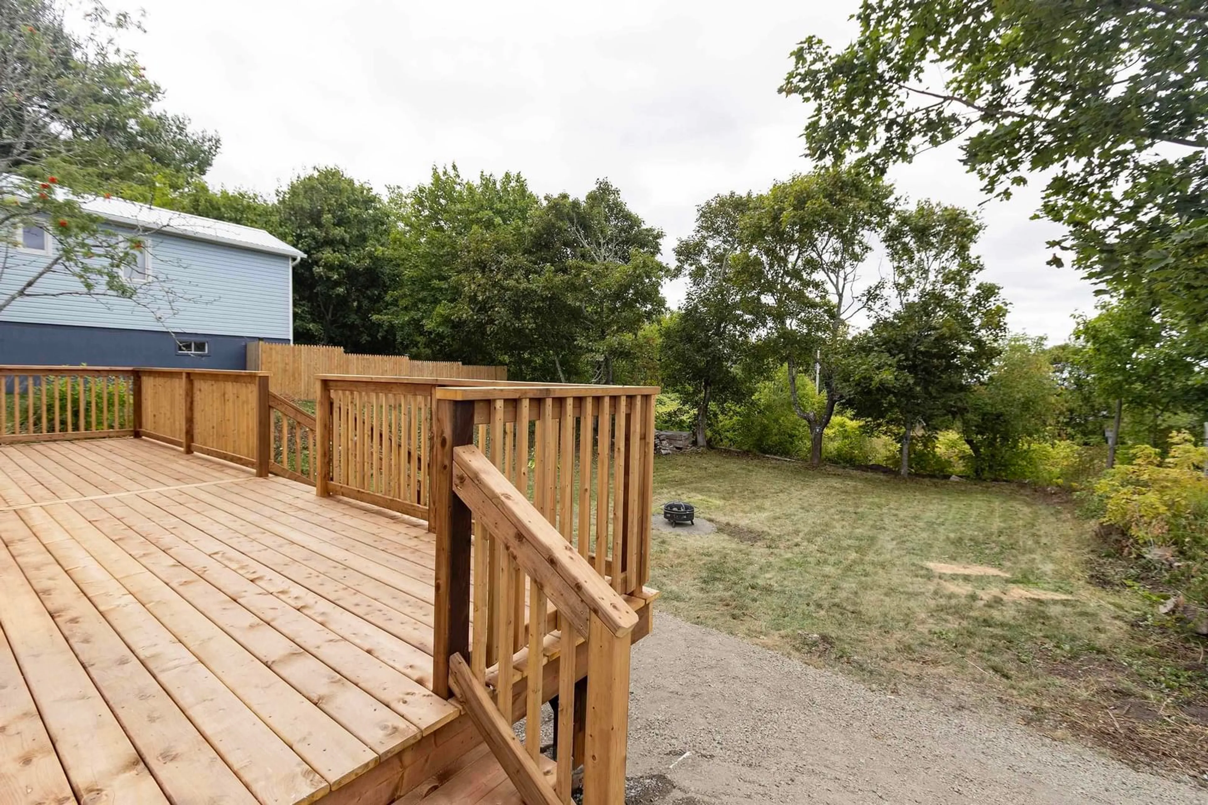 Patio, forest/trees view for 21 Mechanic St, Springhill Nova Scotia B0M 1X0