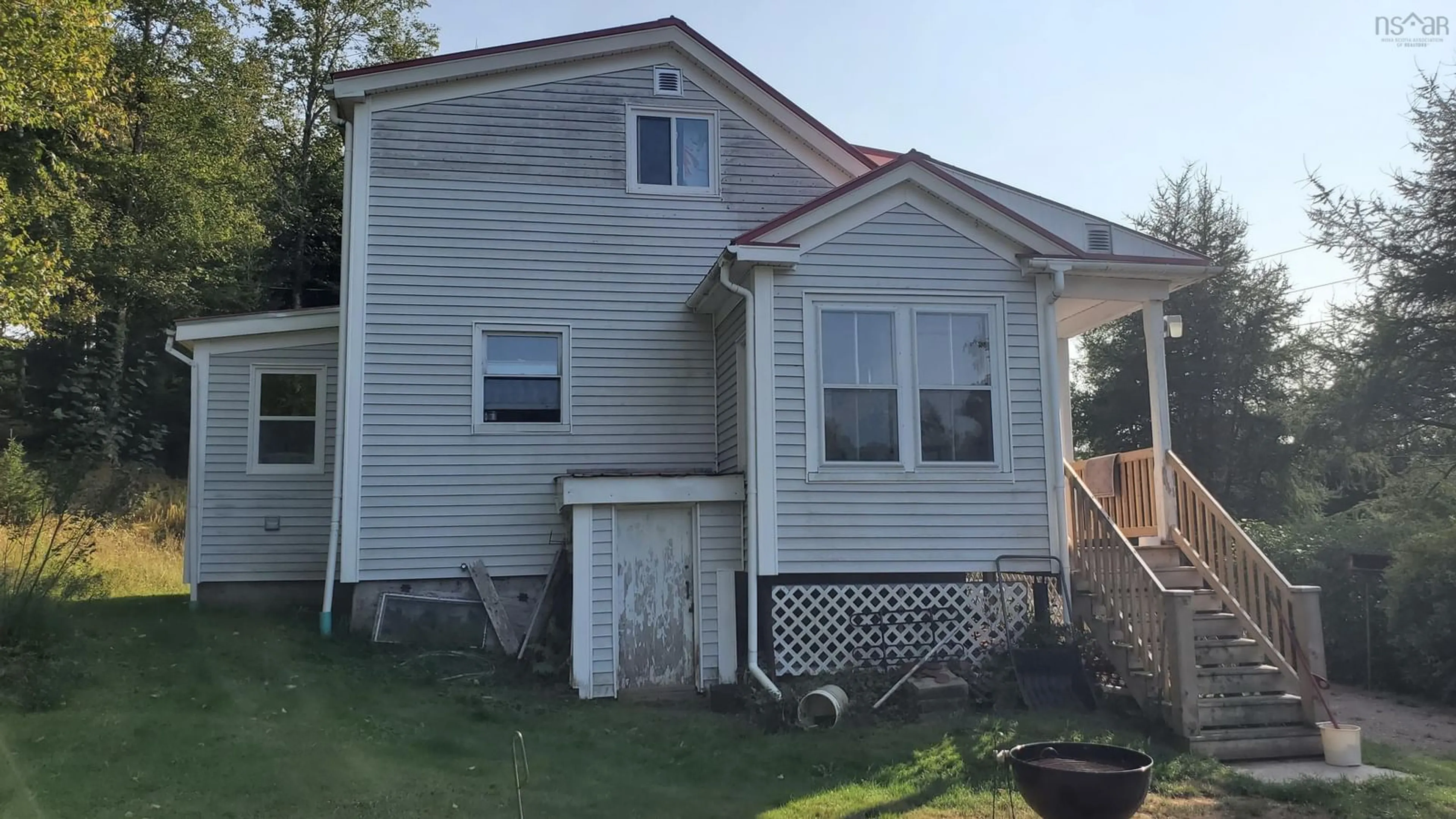 Home with vinyl exterior material, building for 8371 209 Hwy, Port Greville Nova Scotia B0M 1S0