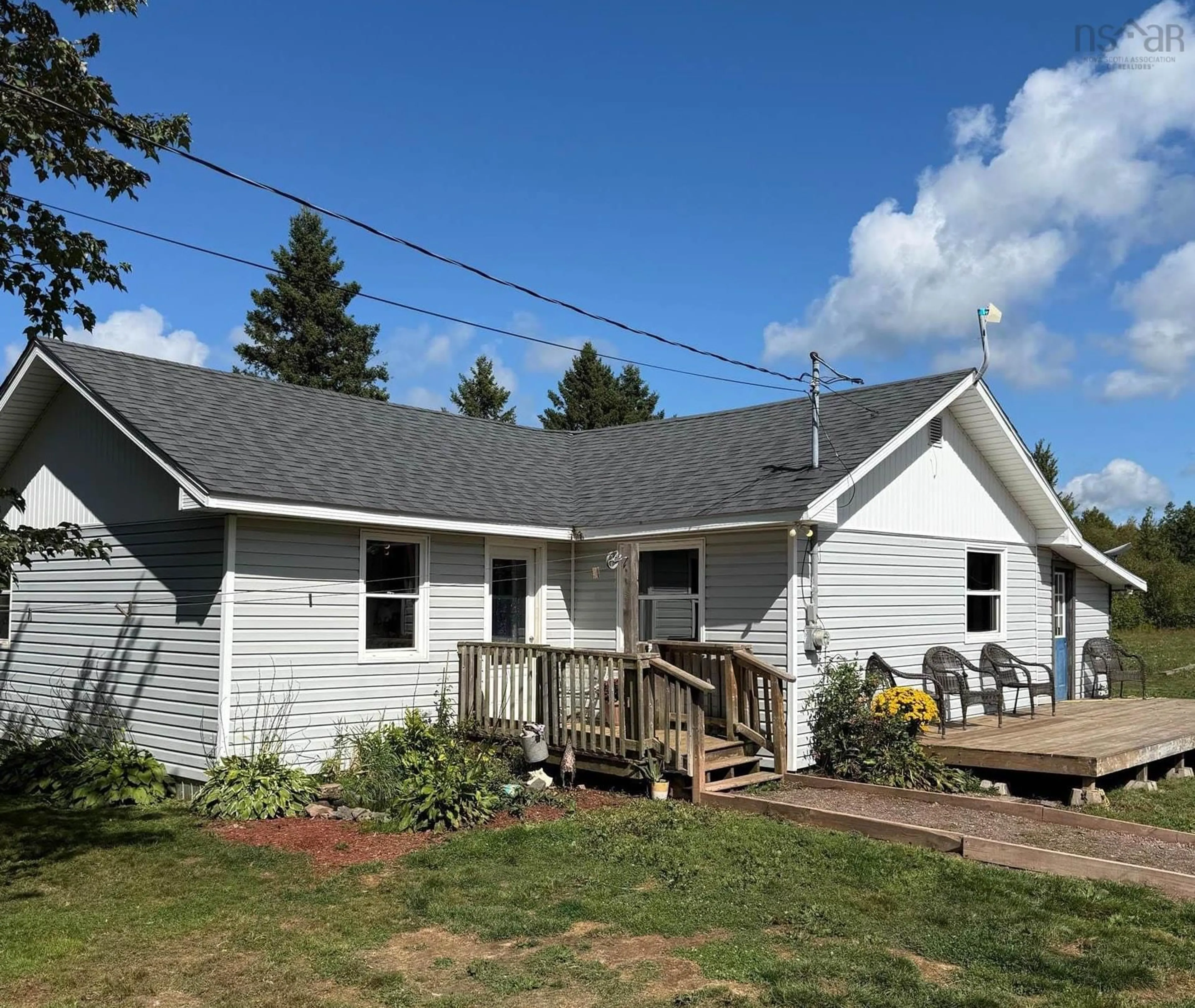 Home with vinyl exterior material, building for 1490 Gunn Rd, Bigney Nova Scotia B0K 1N0