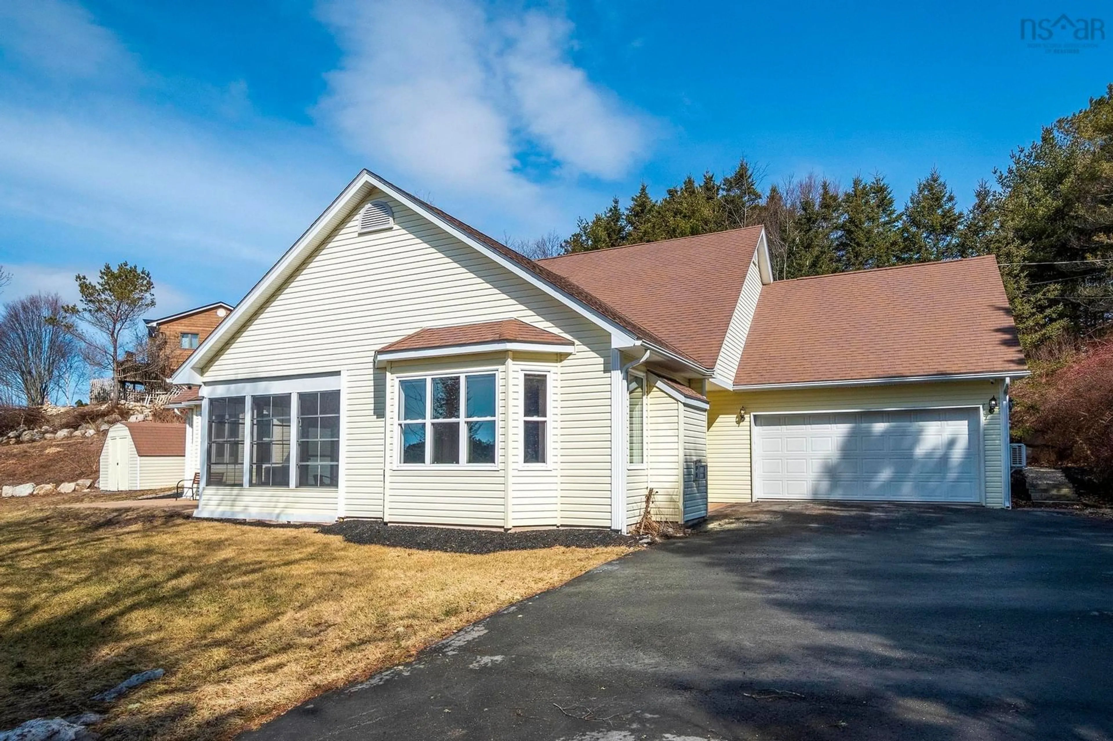 Home with vinyl exterior material, street for 13434 Peggys Cove Rd, Upper Tantallon Nova Scotia B3Z 2J2