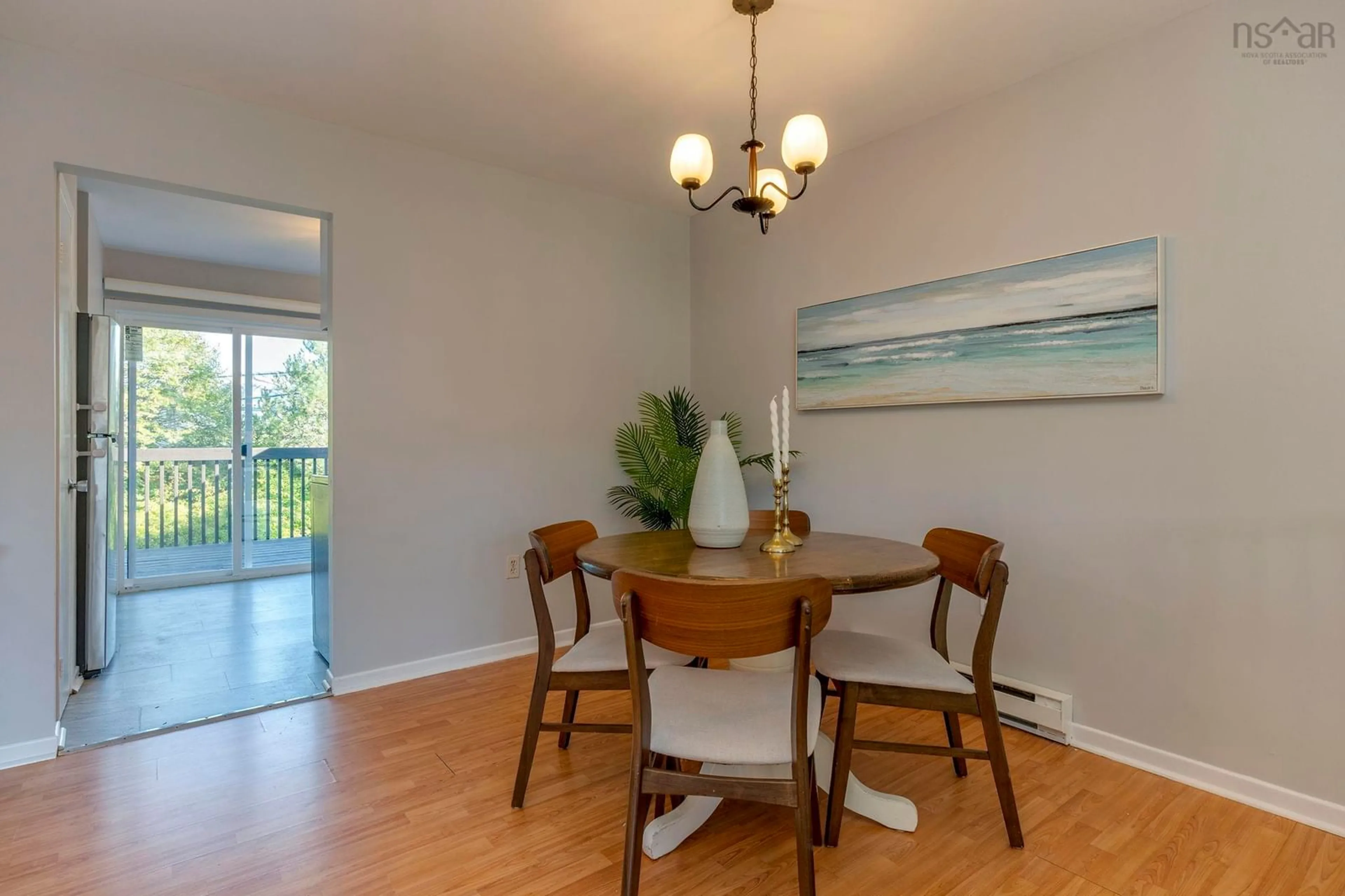 Dining room, wood/laminate floor for 450 Renfrew St, Dartmouth Nova Scotia B2Y 2M5