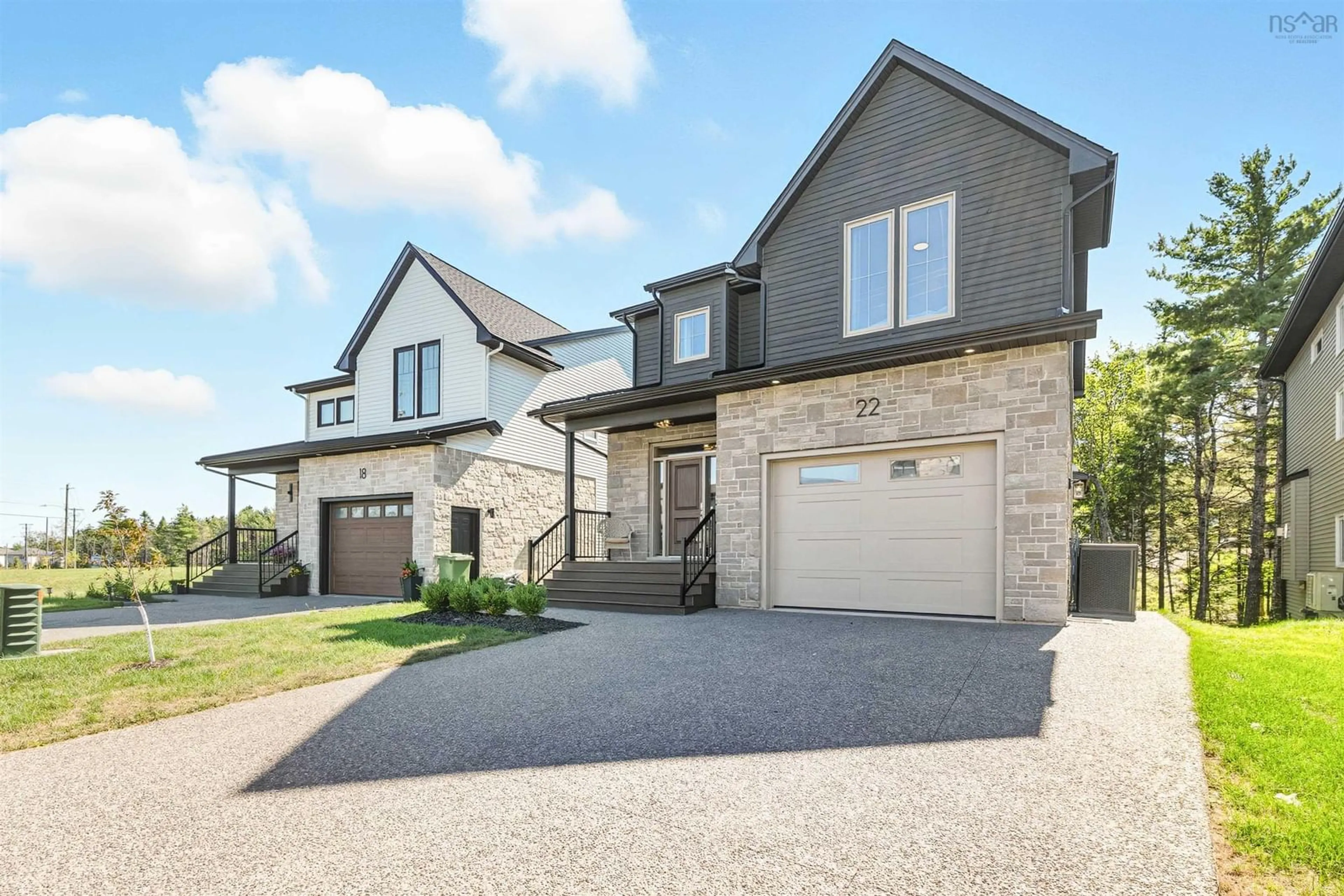Home with brick exterior material, street for 22 Puncheon Way, Bedford Nova Scotia B4B 2K9