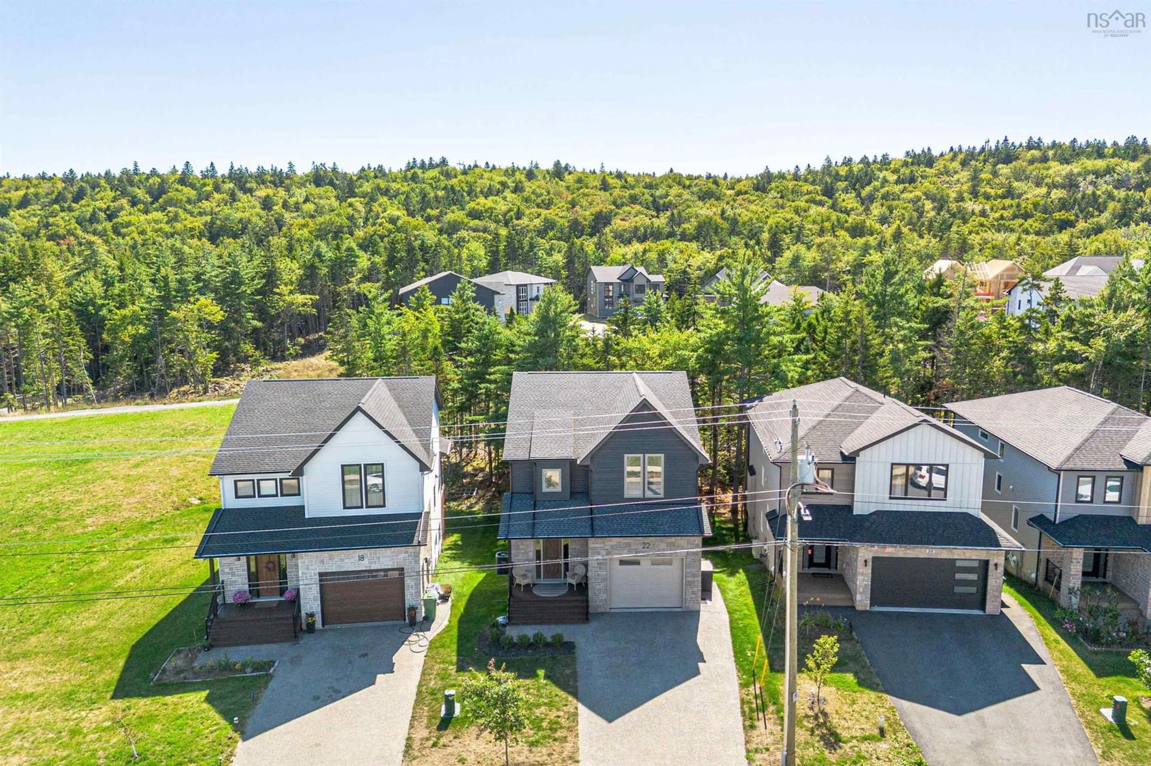 A pic from outside/outdoor area/front of a property/back of a property/a pic from drone, unknown for 22 Puncheon Way, Bedford Nova Scotia B4B 2K9