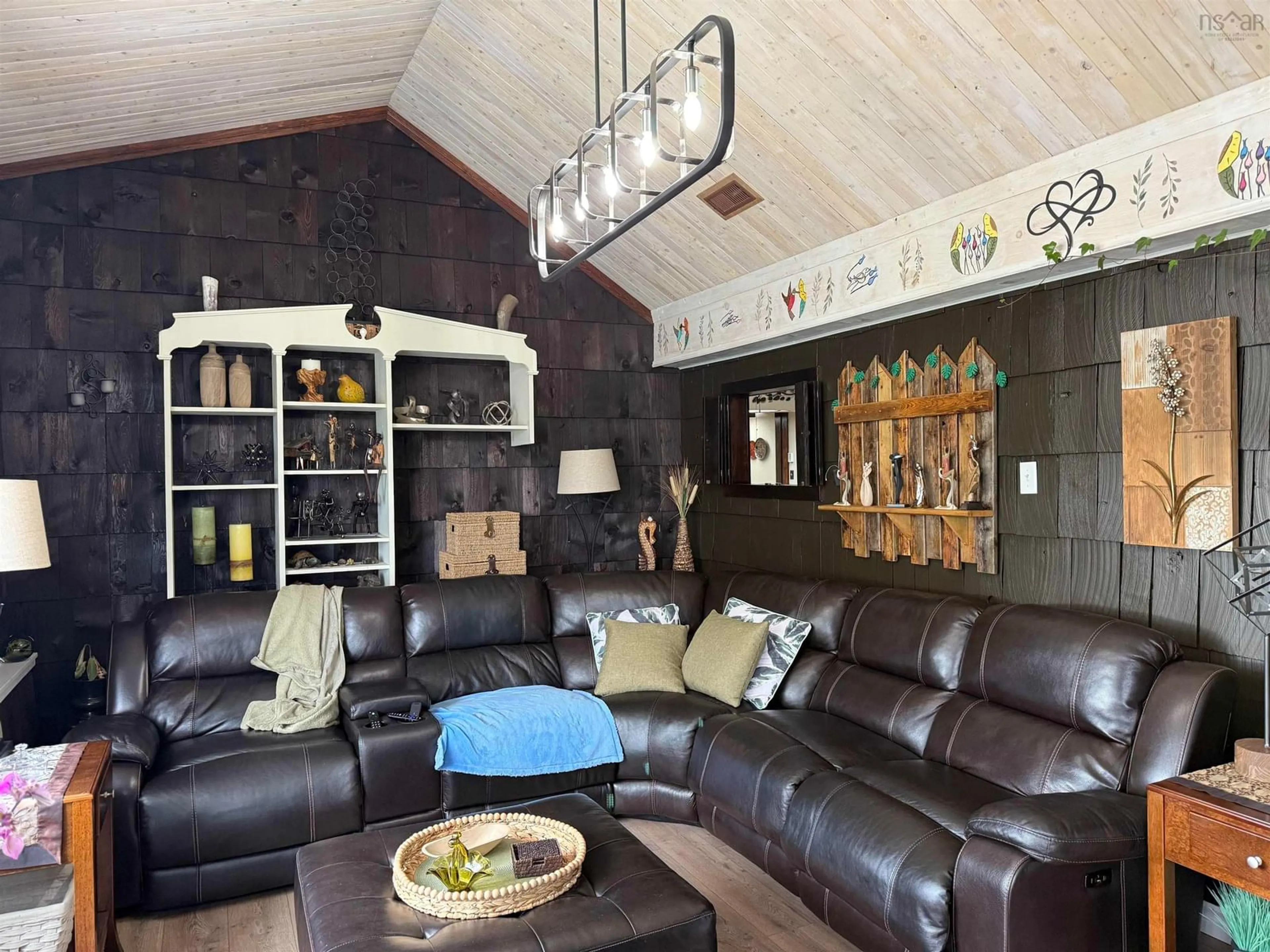 Living room with furniture, unknown for 19 Dick Giffins Hill, Goldboro Nova Scotia B0H 1L0