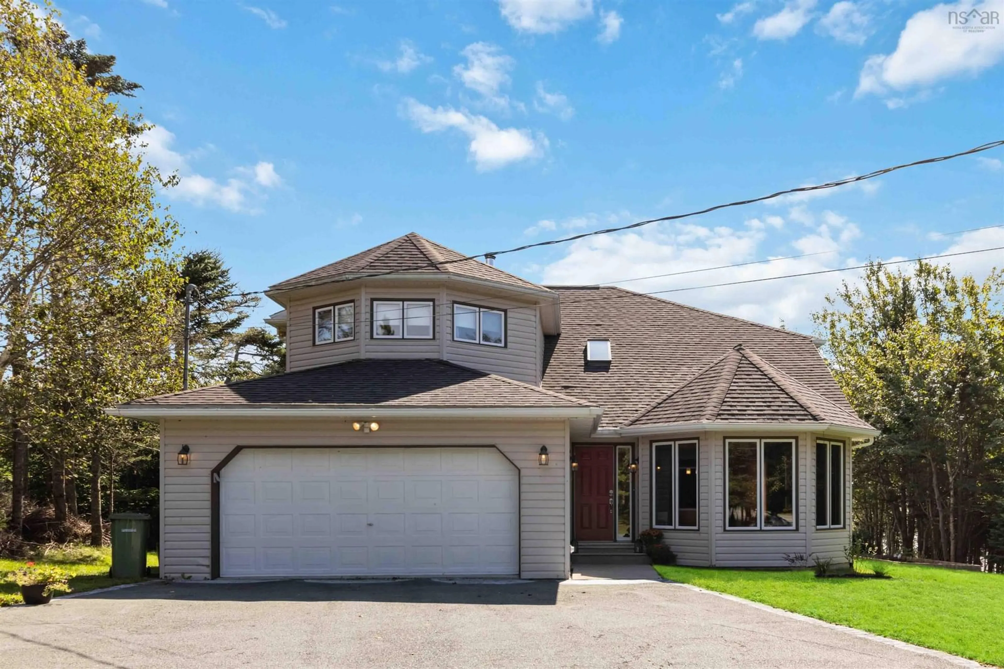 Home with vinyl exterior material, street for 1448 West Porters Lake Rd, West Porters Lake Nova Scotia B3E 1L4