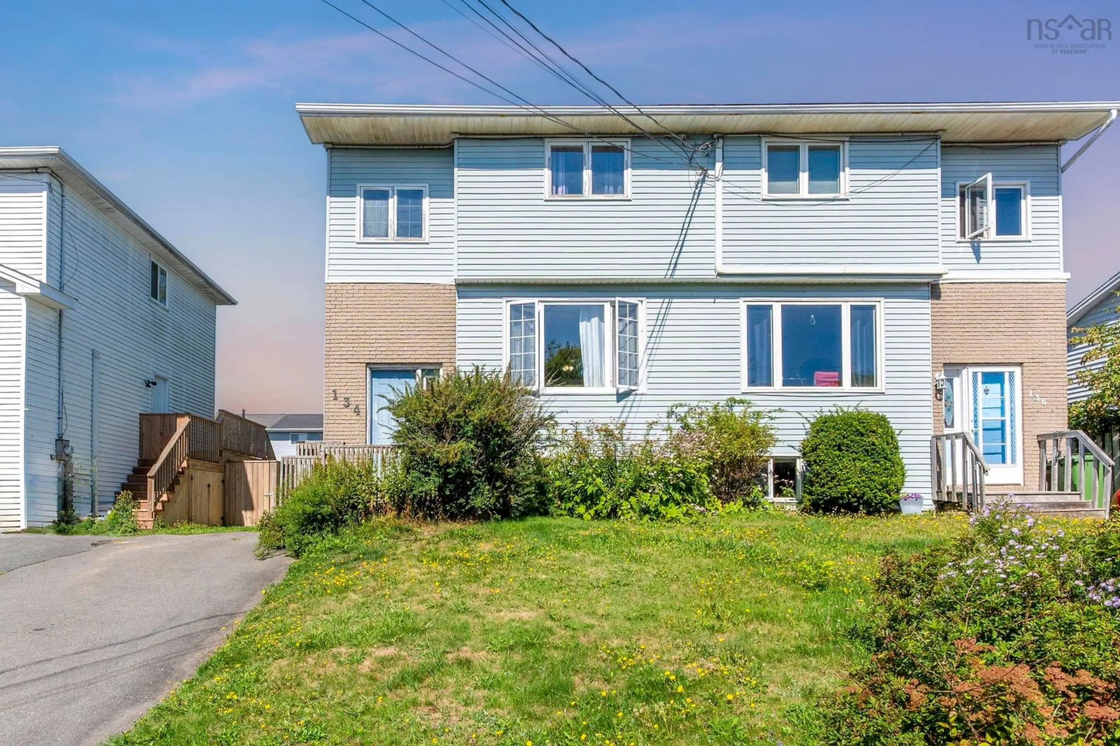 Home with vinyl exterior material, street for 134 Briarwood Dr, Eastern Passage Nova Scotia B3G 1B7