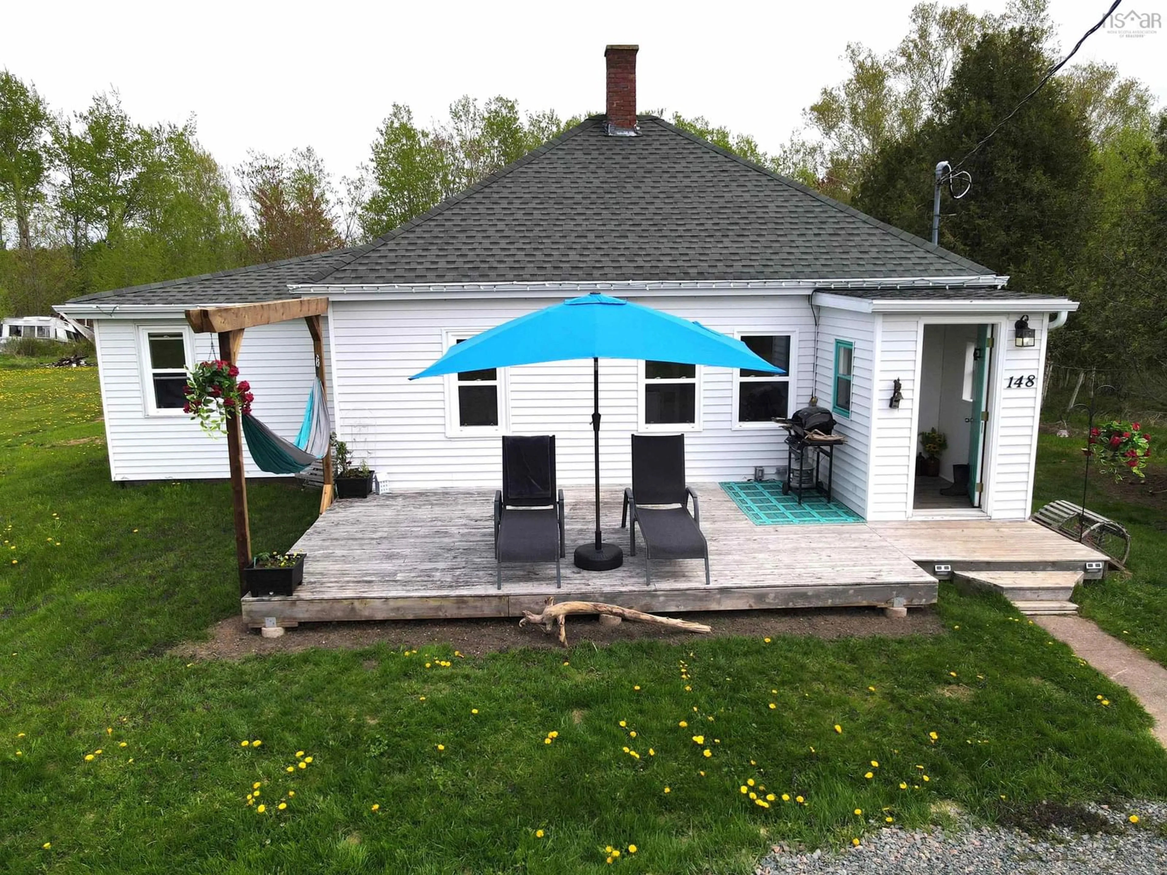 Patio, street for 148 Blue Sea Rd, Malagash Centre Nova Scotia B0K 1E0