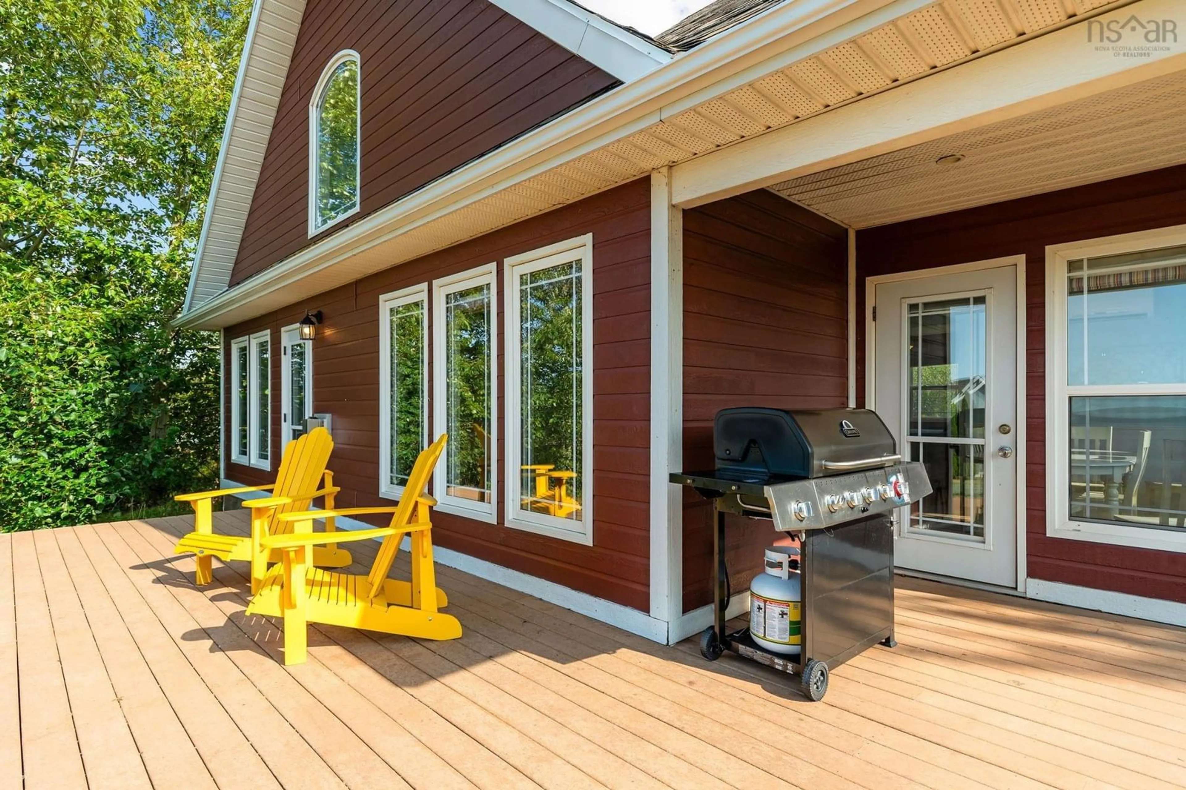 Patio, water/lake/river/ocean view for 82 Cambra Lane, North Shore Nova Scotia B0K 1E0