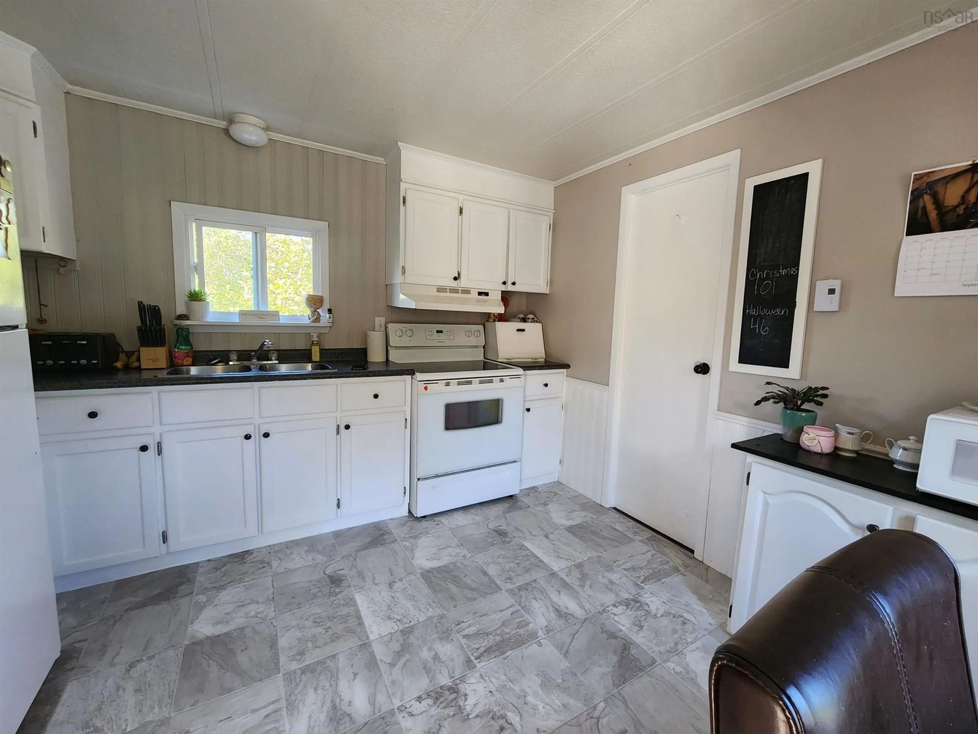 Standard kitchen, ceramic/tile floor for 73 Old Post Road, Barrington Nova Scotia B0W 1E0