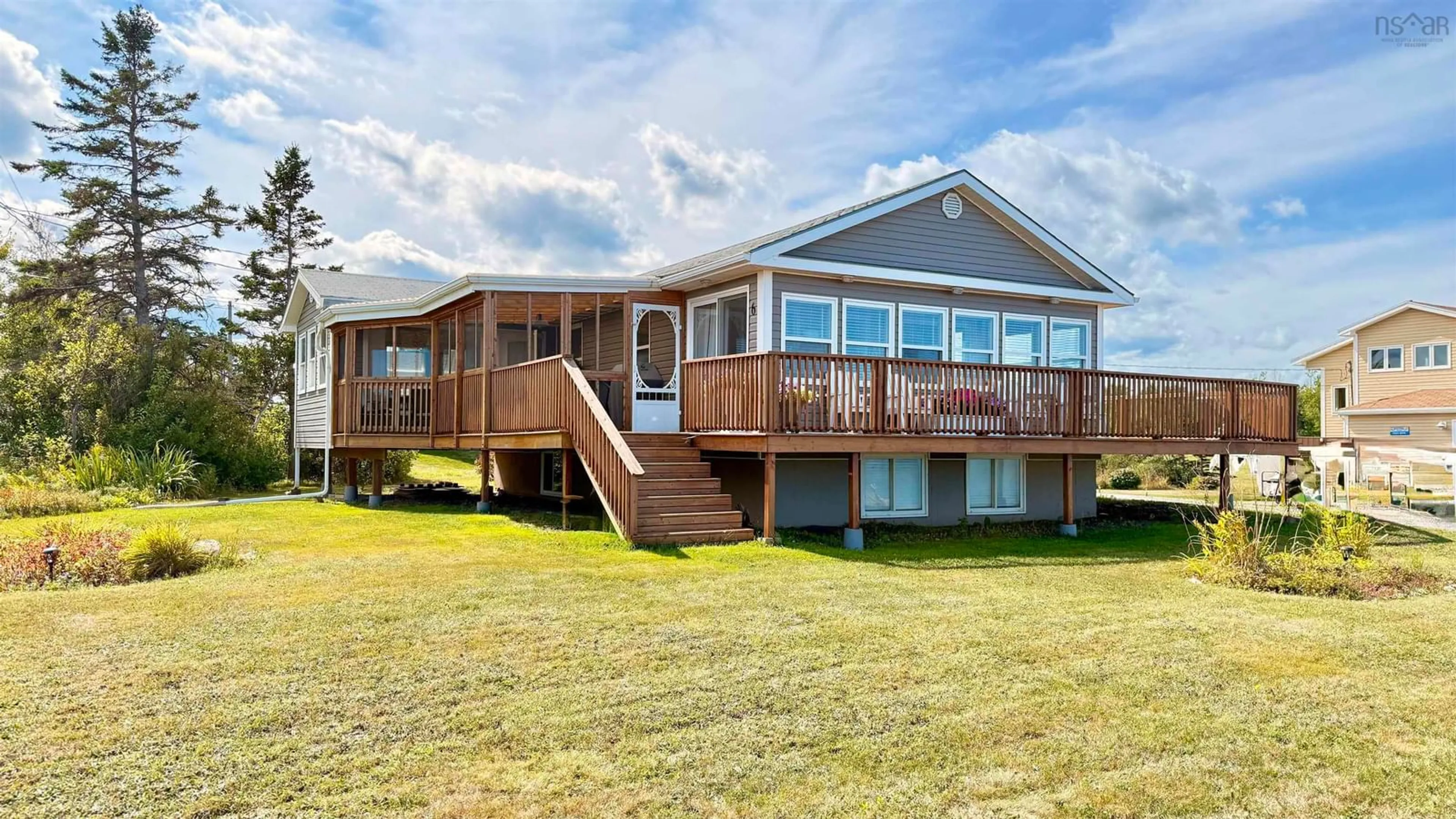 Home with vinyl exterior material, water/lake/river/ocean view for 6 Seashell Lane, Caribou River Nova Scotia B0K 1H0