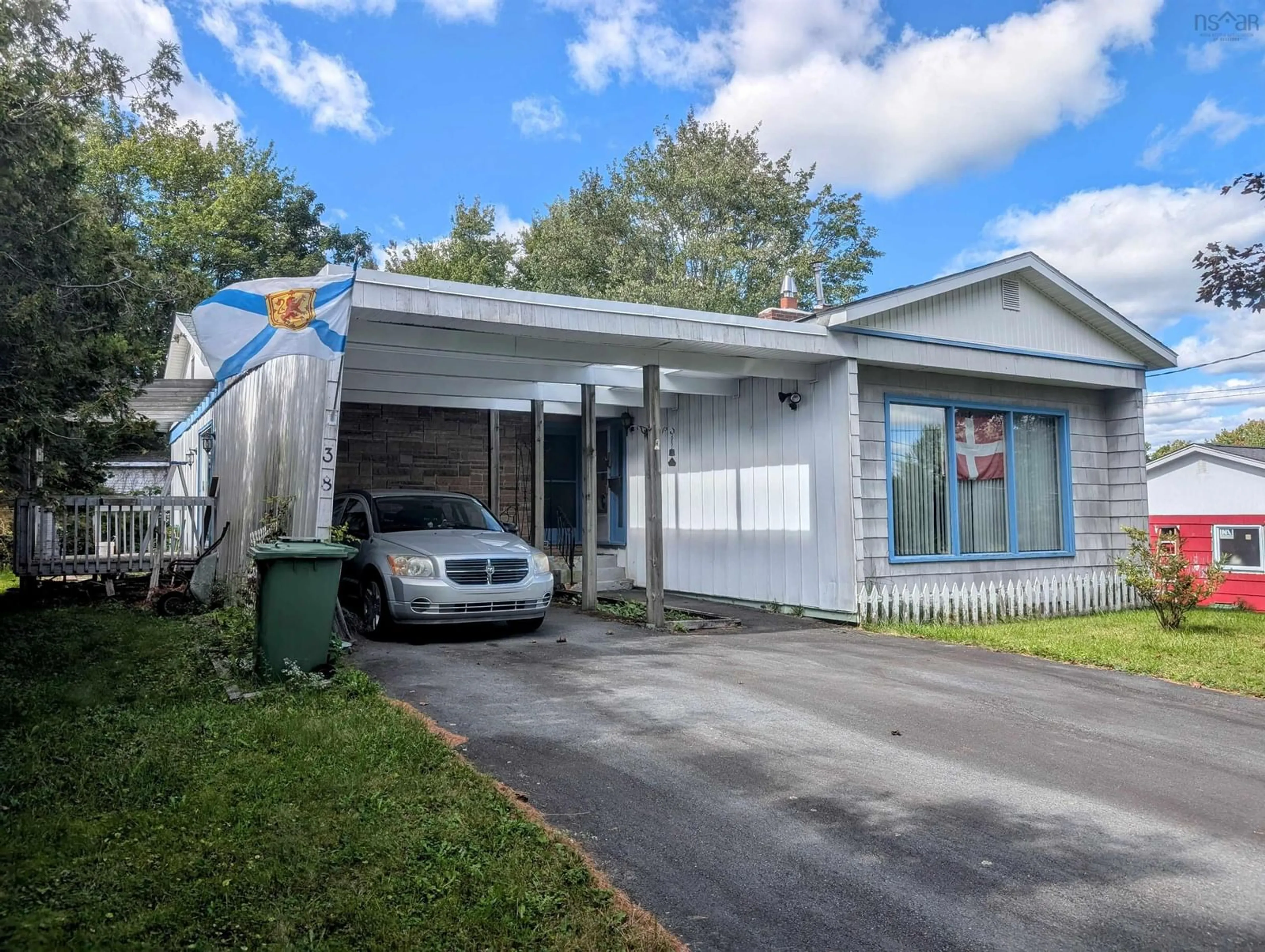Home with vinyl exterior material, street for 38 Dorothy Dr, Sackville Nova Scotia B4E 1H2