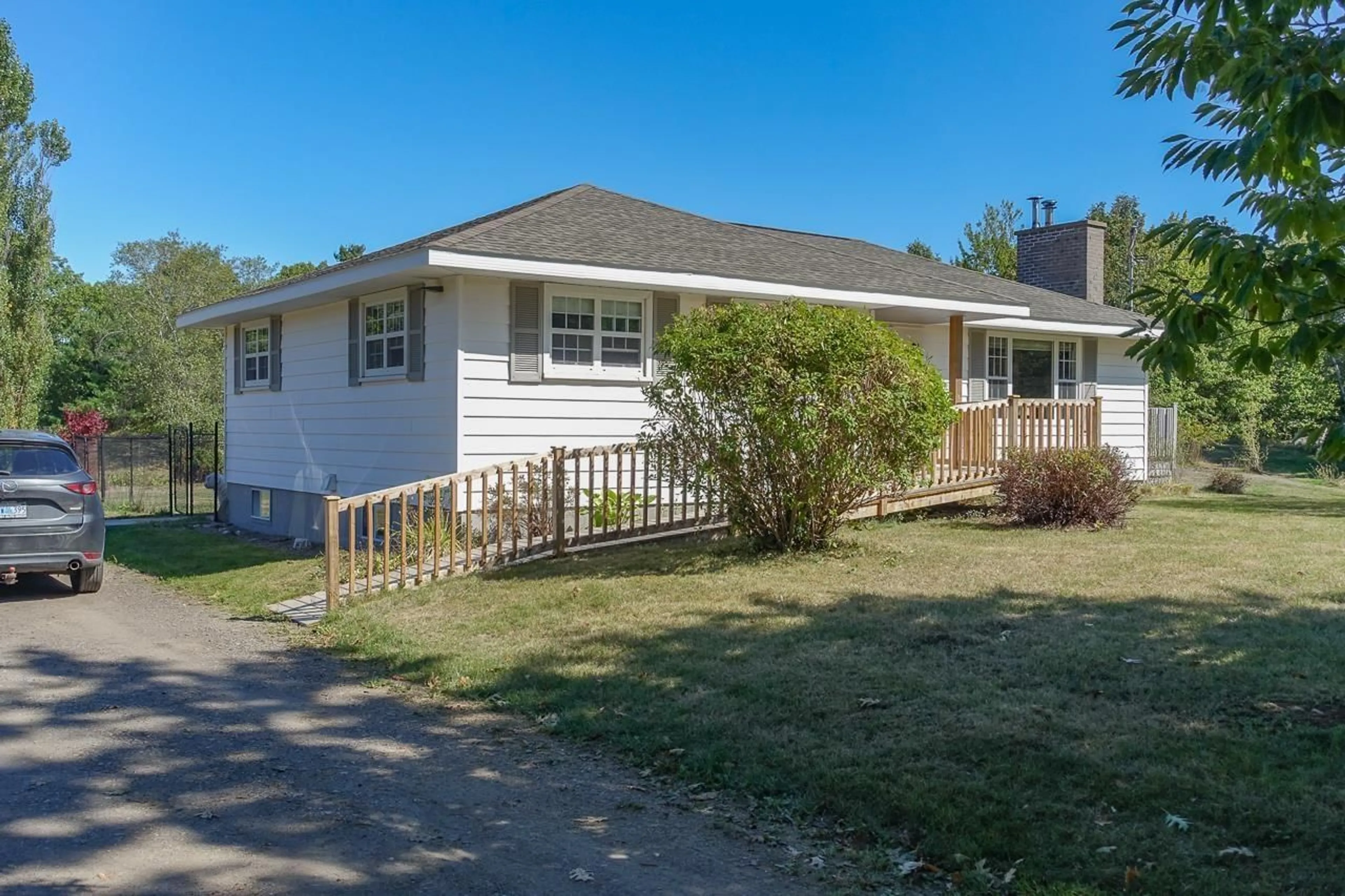 A pic from outside/outdoor area/front of a property/back of a property/a pic from drone, street for 66 Forsythe Rd, White Rock Nova Scotia B4P 2R2