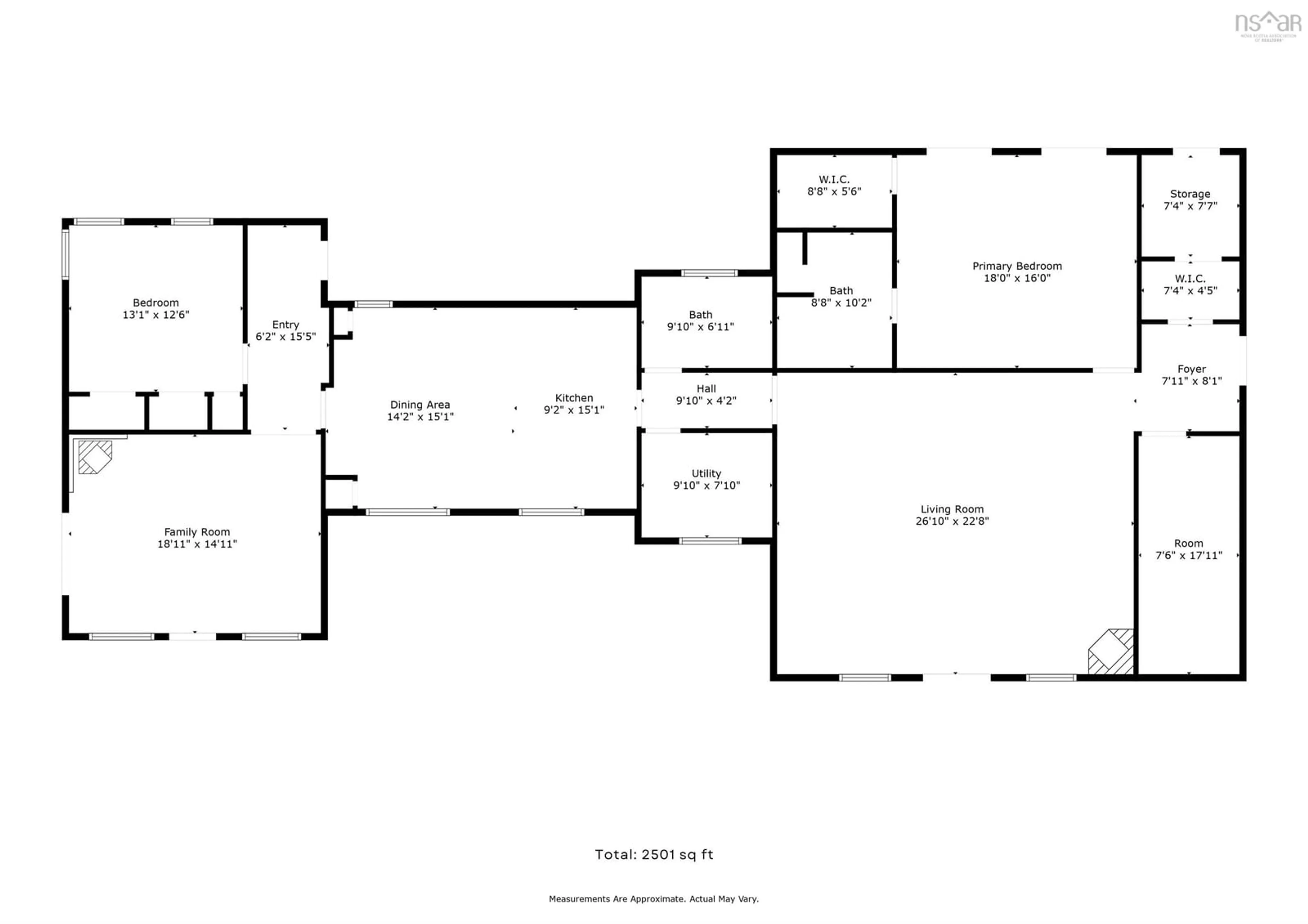 Floor plan for 107 Westchester Rd, Sutherland Lake Nova Scotia B0M 1G0