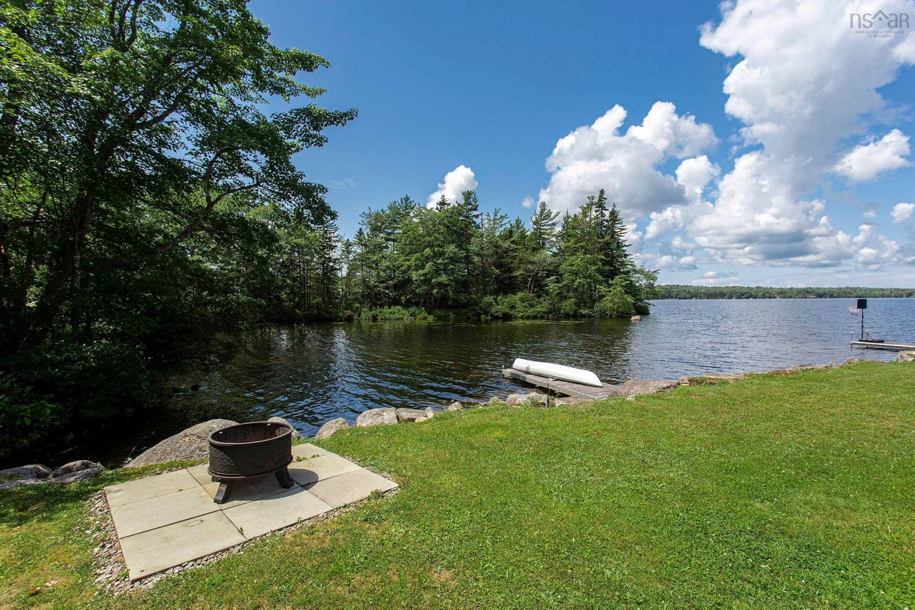 Patio, water/lake/river/ocean view for 73 Q-12 Rd, Lake George Nova Scotia B0P 1C0