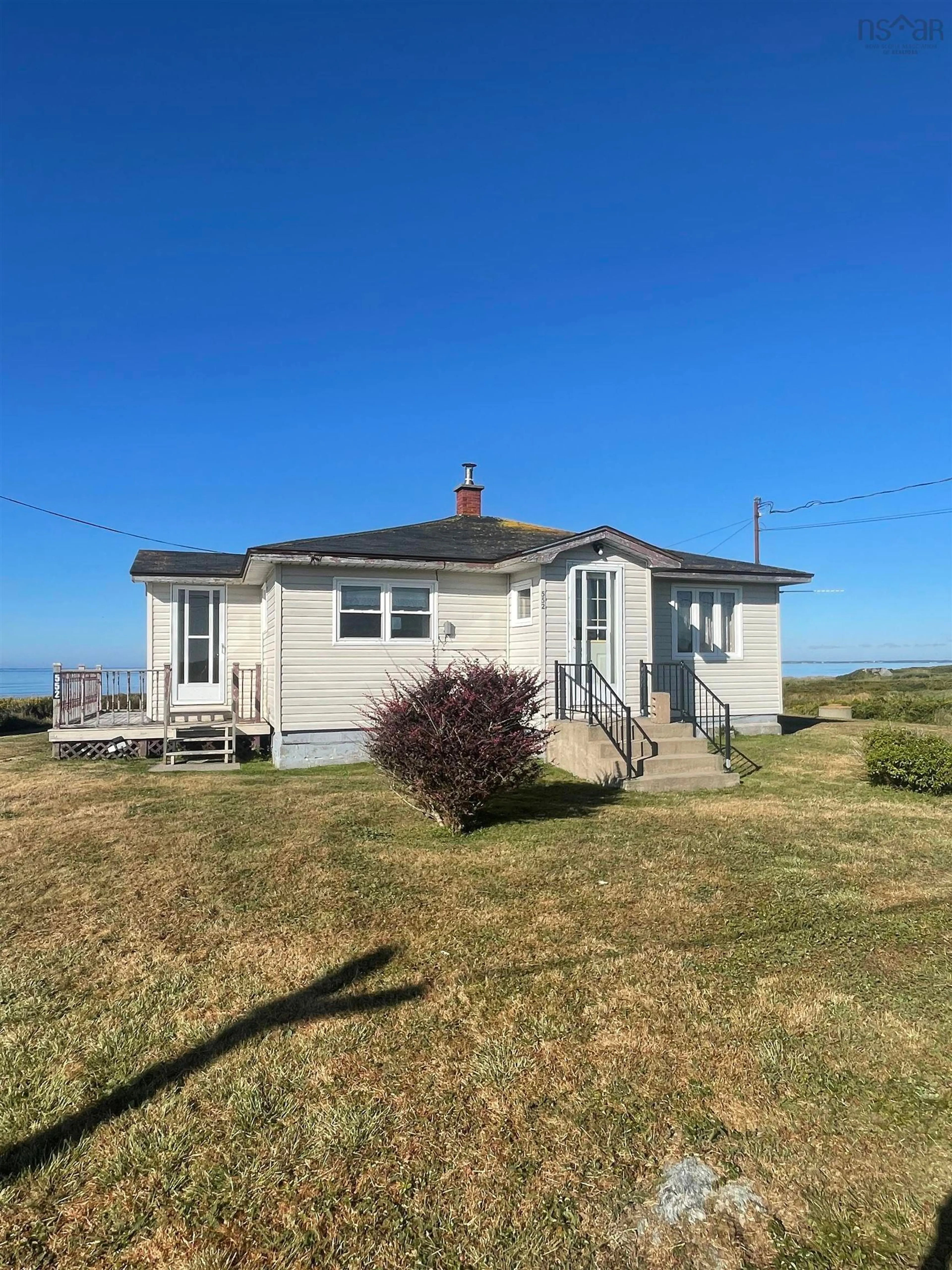 A pic from outside/outdoor area/front of a property/back of a property/a pic from drone, water/lake/river/ocean view for 552 Baccaro Rd, West Baccaro Nova Scotia B0W 1E0