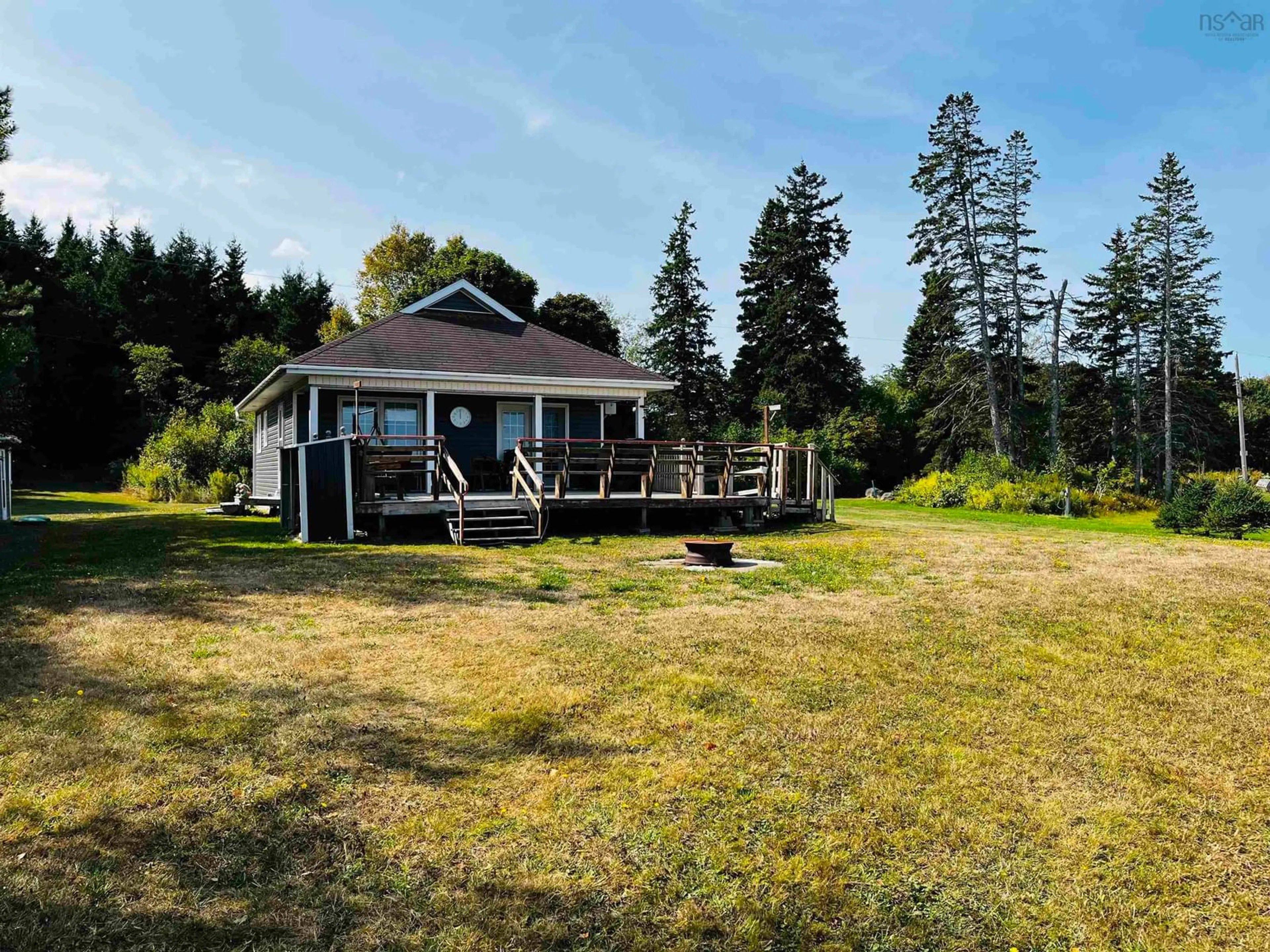 A pic from outside/outdoor area/front of a property/back of a property/a pic from drone, water/lake/river/ocean view for 64 Baxters Beach Lane, Tidnish Cross Roads Nova Scotia B4H 3X9